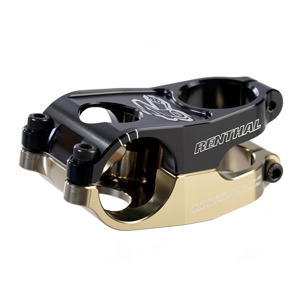 Renthal Duo 10 Degree 31.8mm MTB Stem | Black/Gold - Image 8