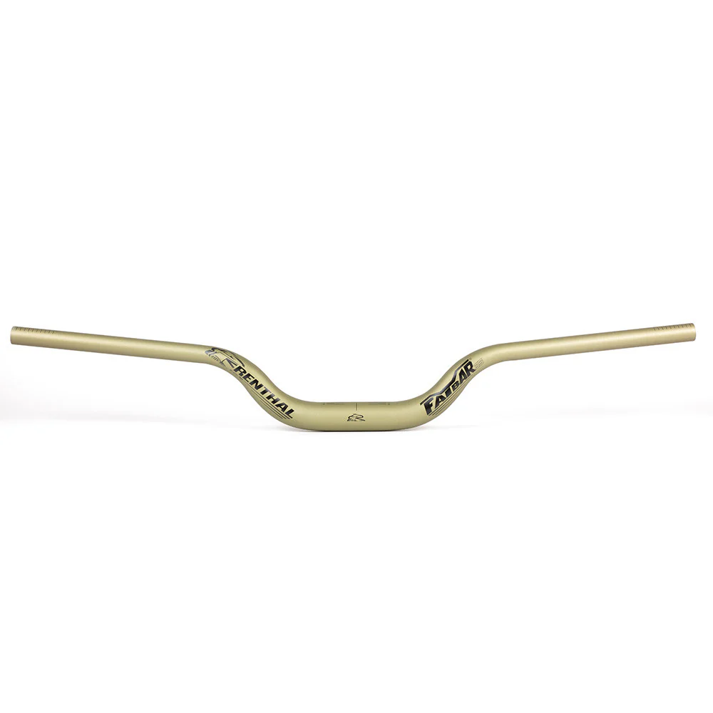 Renthal Fatbar 35 V3 High Rise MTB Downhill Riser Bars | 35mm Clamp | 820mm Wide | AluGold - Image 3