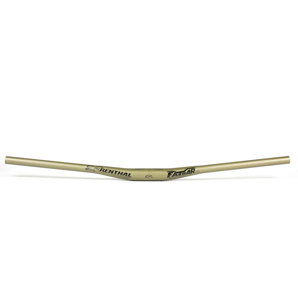 Renthal FatBar 35 V3 MTB Downhill 35mm Clamp Handlebars 800mm Wide | Gold - Image 2