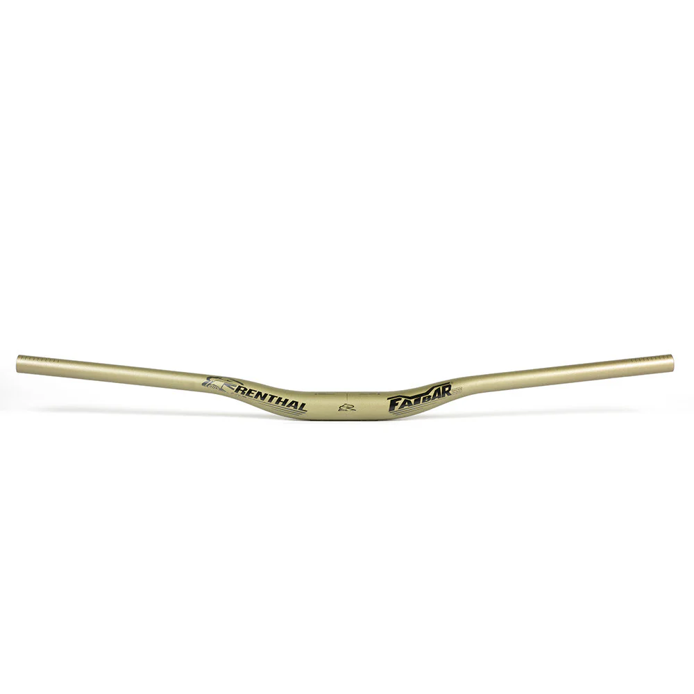 Renthal FatBar 35 V3 MTB Downhill 35mm Clamp Handlebars 800mm Wide | Gold - Image 3