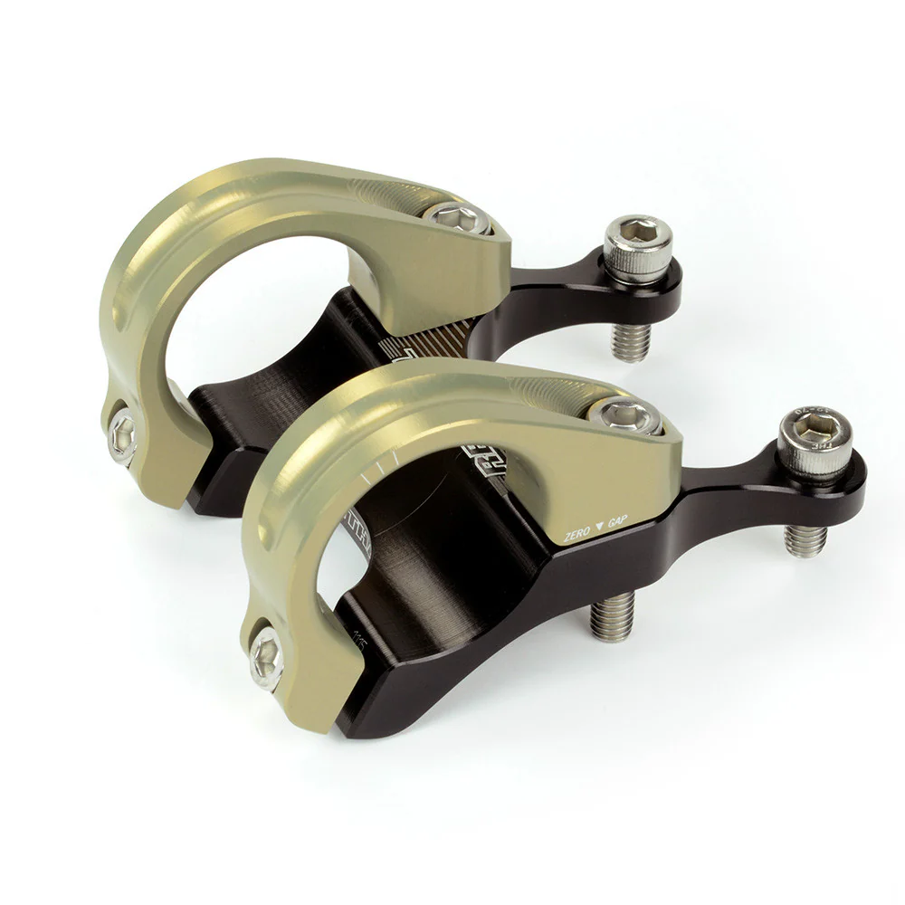 Renthal Integra II 31.8mm CNC MTB Stem | Black/Gold - Image 2