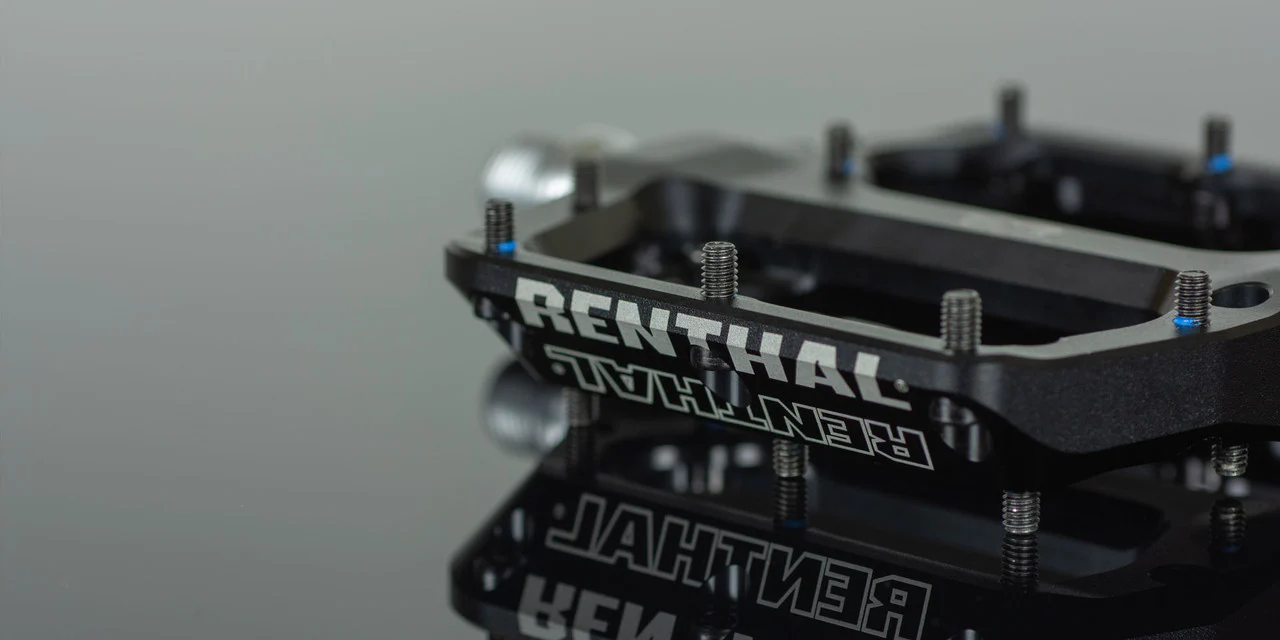 Renthal Revo-F Flat MTB Downhill Platform Pedals | Black - Image 3
