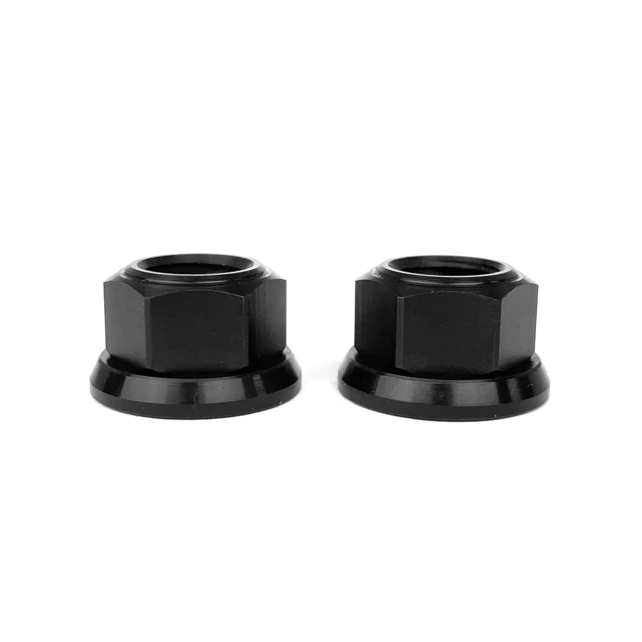 Runwell Elite Groove 12mm Hub Nuts For Campagnolo Rear Hubs 10 x 26 Threaded  x2 - Image 2