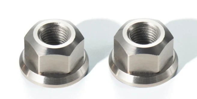 Runwell Elite M9 Front 12mm Carbon Steel Track Nuts x2 - Image 2