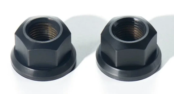 Runwell Elite M9 Front 12mm Carbon Steel Track Nuts x2 - Image 3