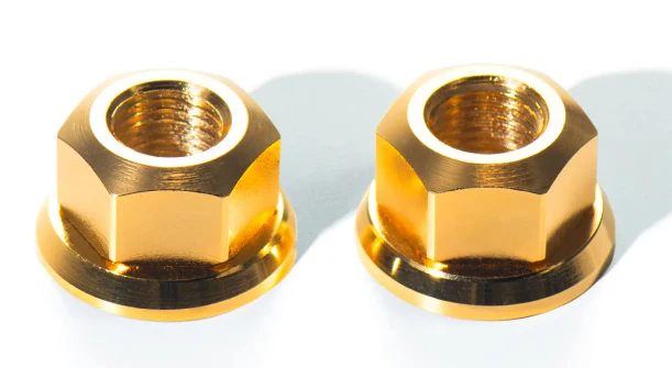 Runwell Elite M9 Front 12mm Carbon Steel Track Nuts x2 - Image 4