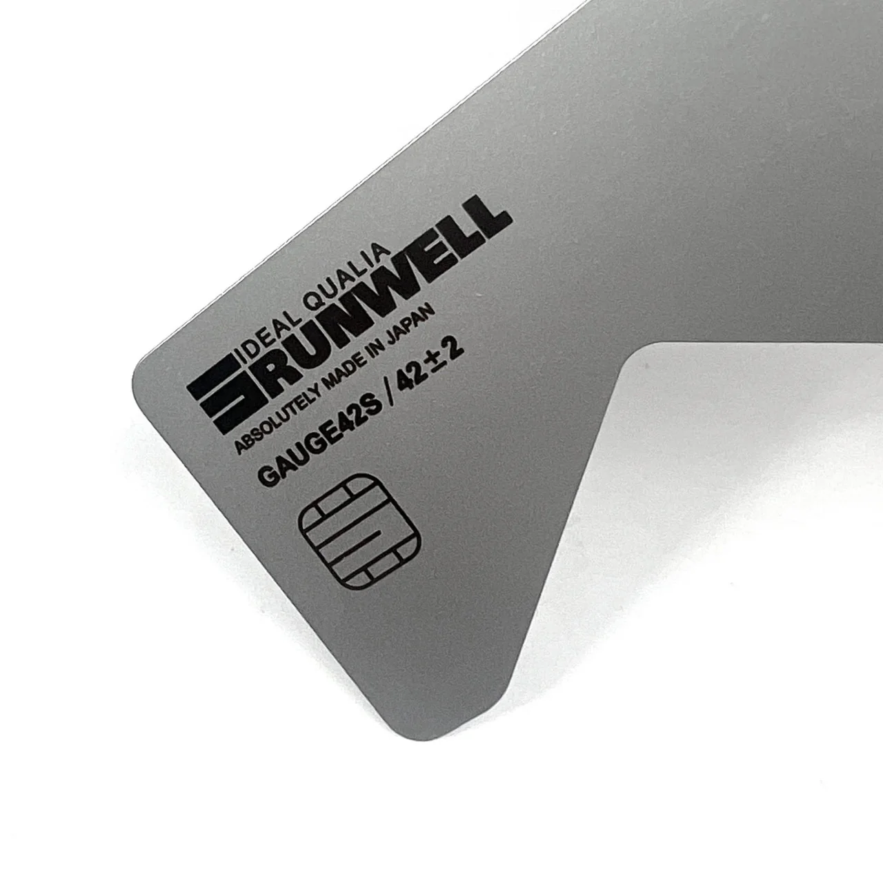 Runwell  Stainless Steel Track Chain Line Gauge 42S In Silver - Image 3