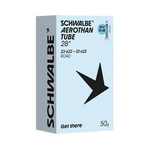 Schwalbe Aerothan Lightweight Inner Tube 28 inch Road Presta Clik Valve 40mm