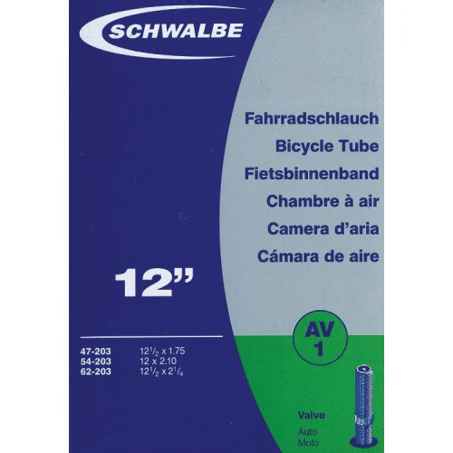 Schwalbe AV1 Inner Tube - 12 1/2 x 2 1/4 - 40mm Schrader Valve
