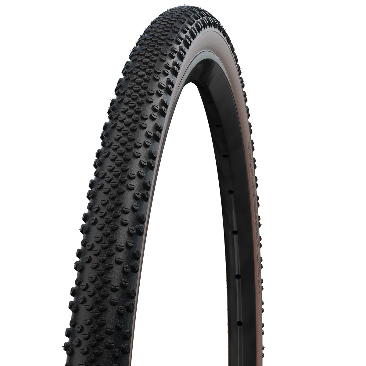 Schwalbe G-One Bite Performance TLE Folding Gravel Tyre in Black Bronze