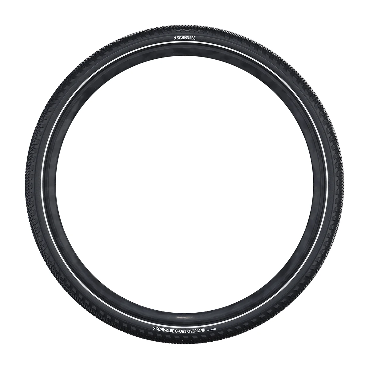 Schwalbe G-One Overland Performance RaceGuard TLR Folding Gravel Tyre in Black Reflex - Image 3