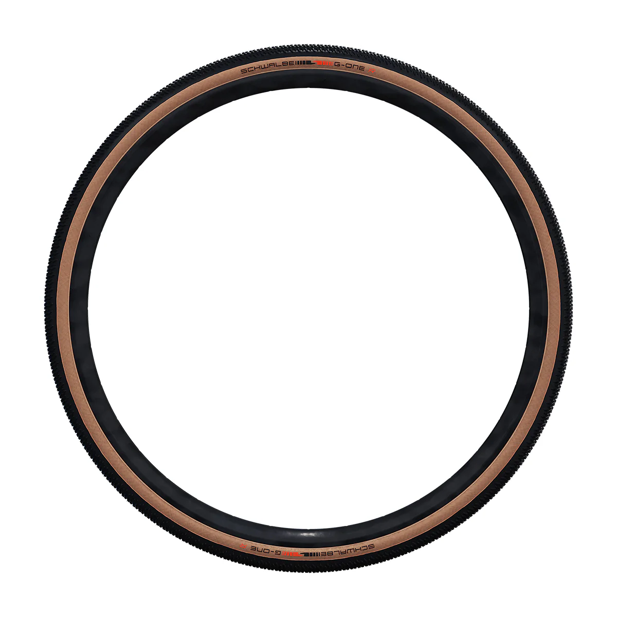 Schwalbe G-One R Pro TLR Race Evo V-Guard Gravel Folding Tyre in Black Trans - Image 2