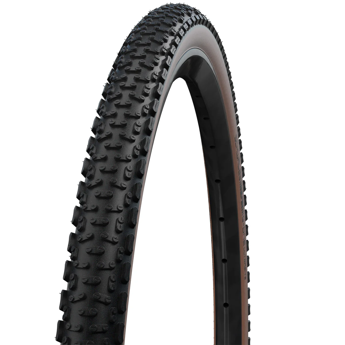 Schwalbe G-One Ultrabite Performance TLE Folding Gravel Tyre in Black Bronze
