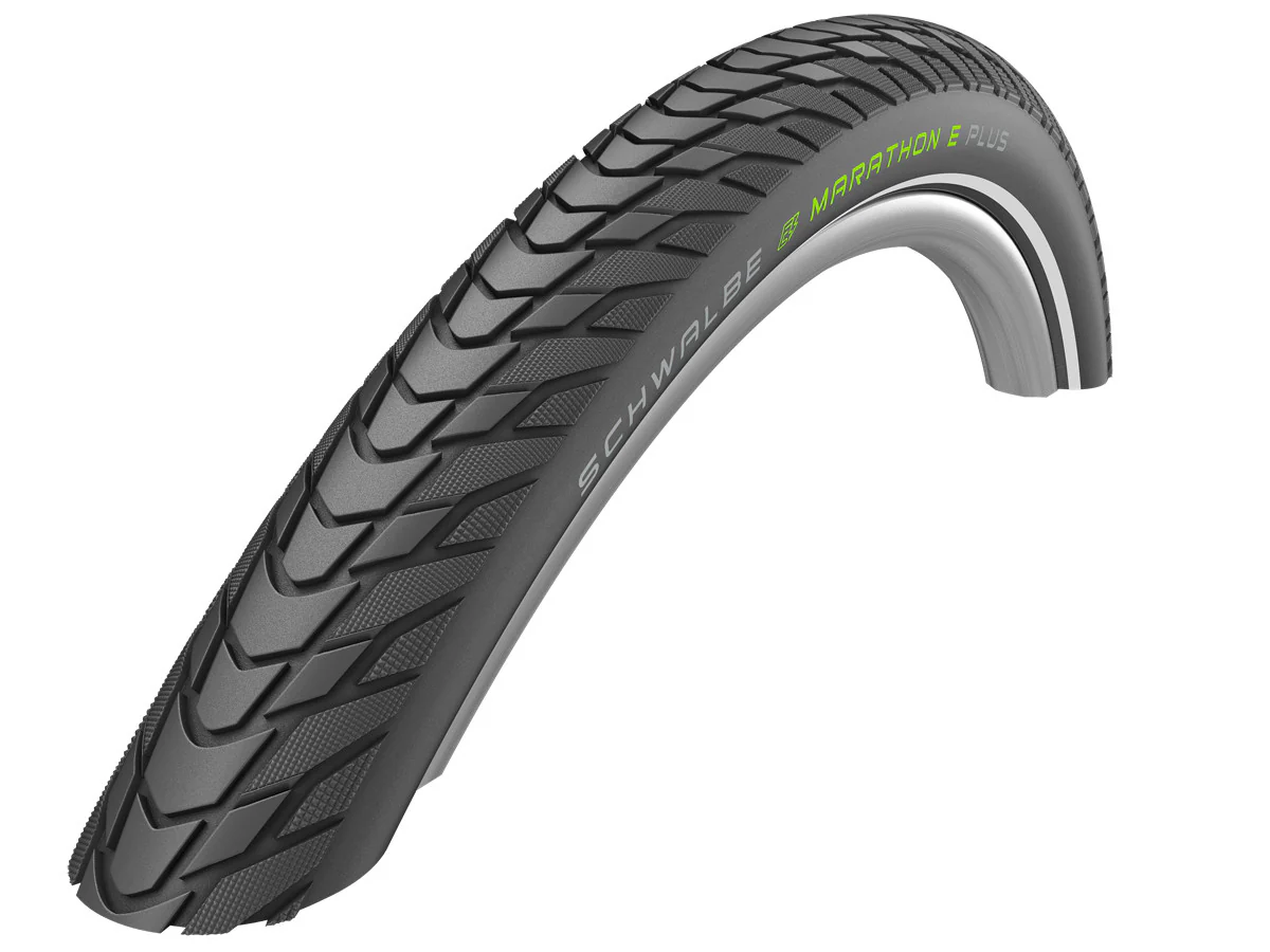 Schwalbe Marathon E-Plus Addix-E Performance Smart DualGuard Wired Tyre in Black - Image 2