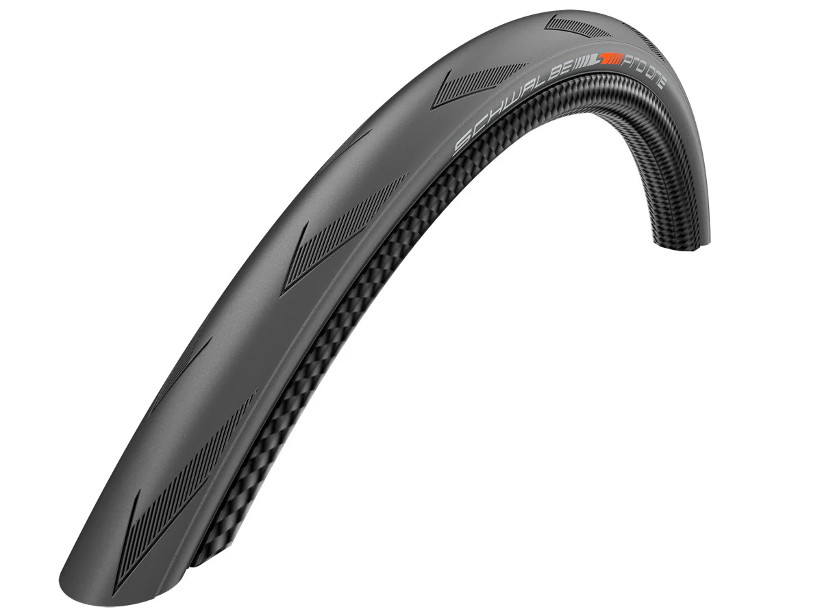 Schwalbe Pro One Tube-Type Addix-Race Evolution V-Guard Folding Tyre In Black