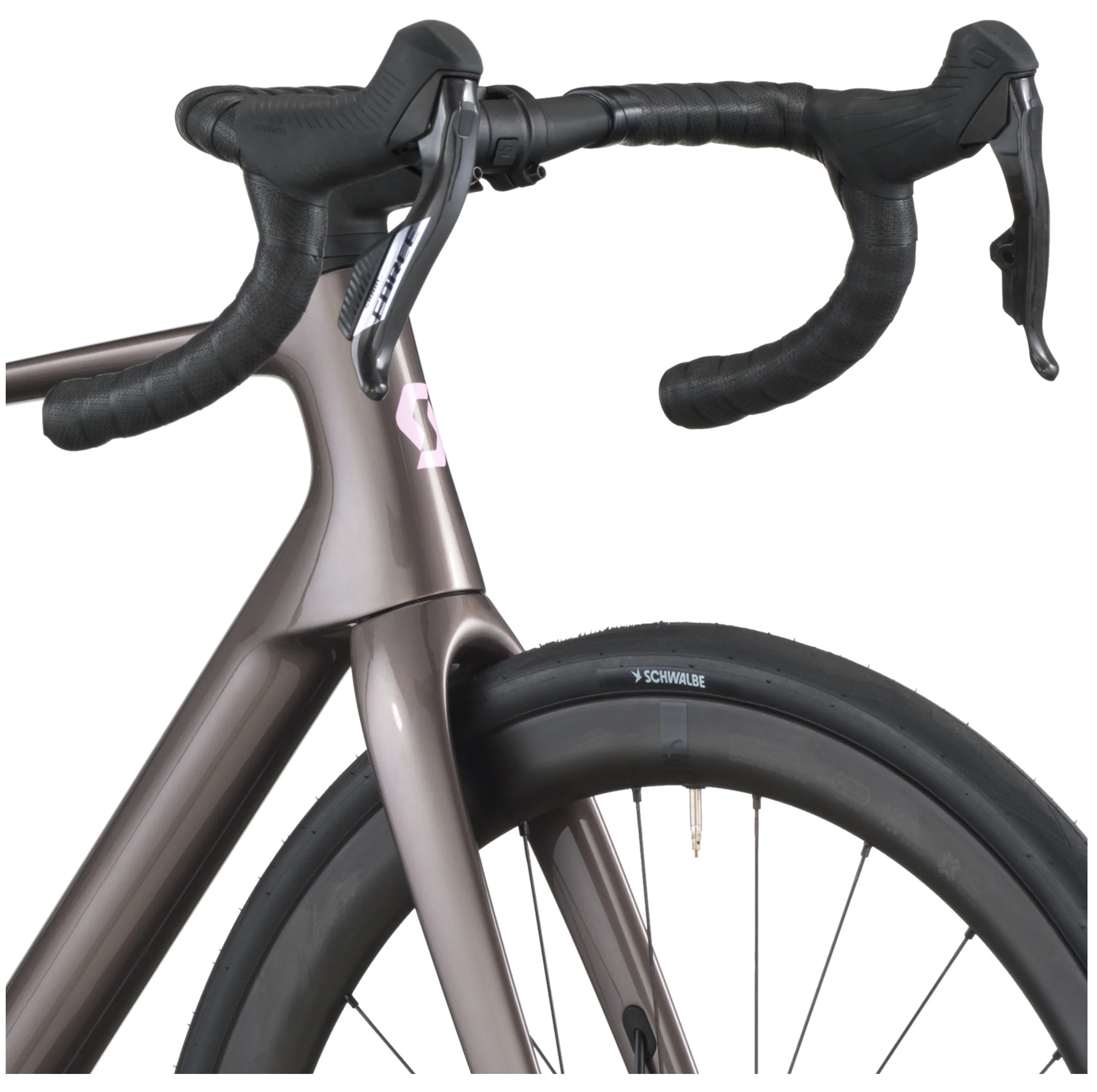 Scott Addict 10 Road Bike In Plum Grey - Image 5