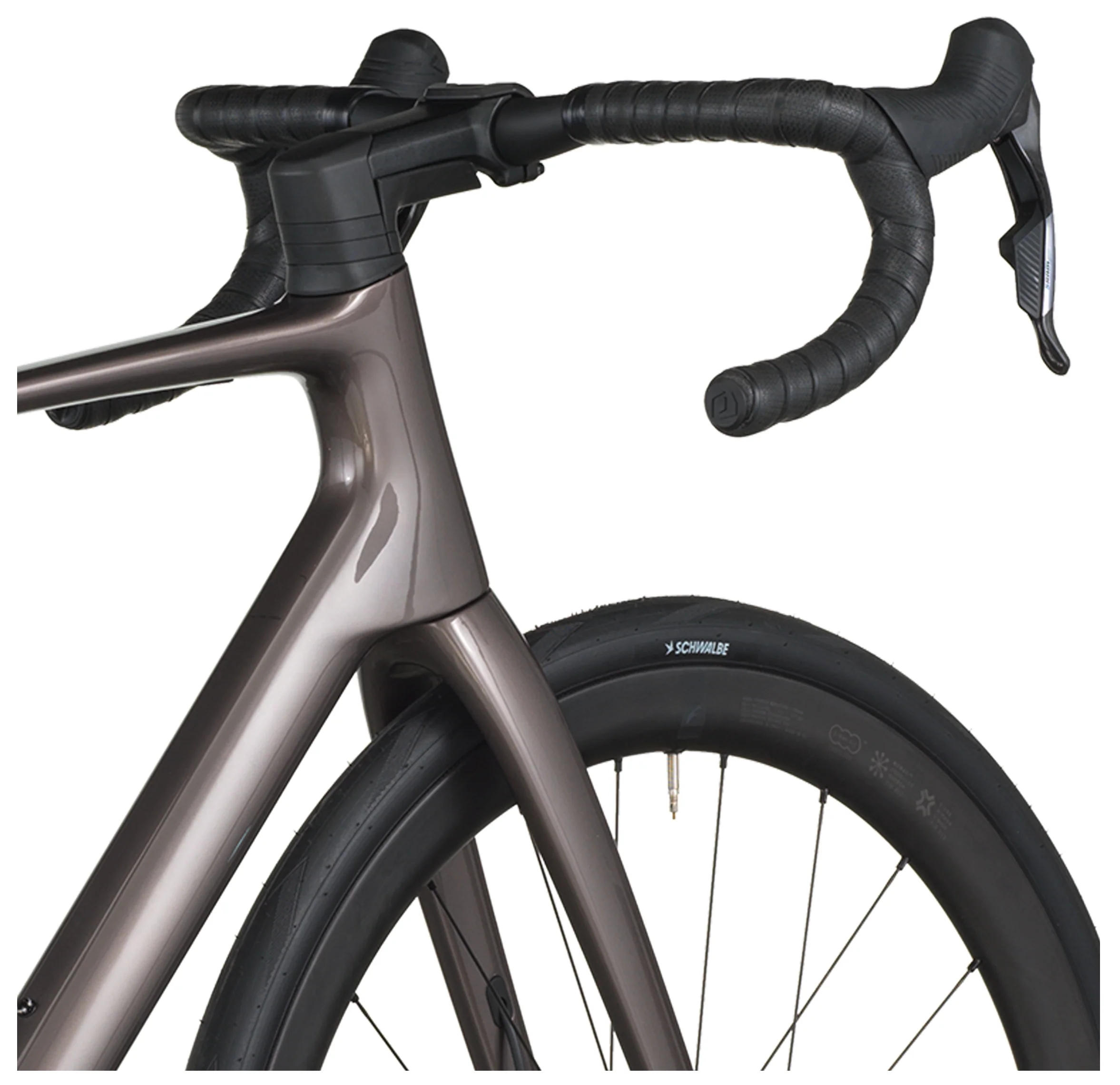 Scott Addict 10 Road Bike In Plum Grey - Image 7