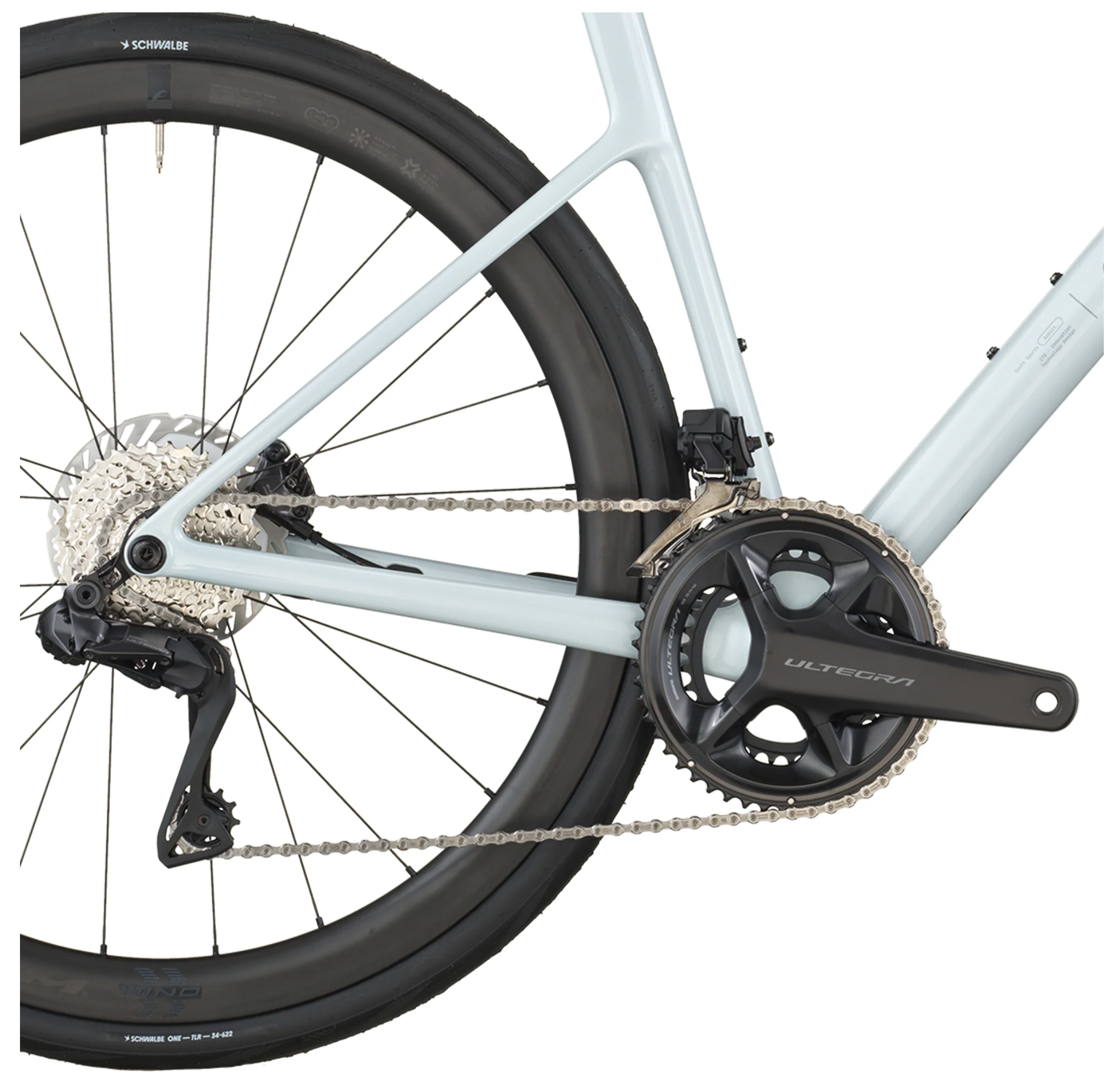 Scott Addict 20 Road Bike - Cumulus White - Image 4