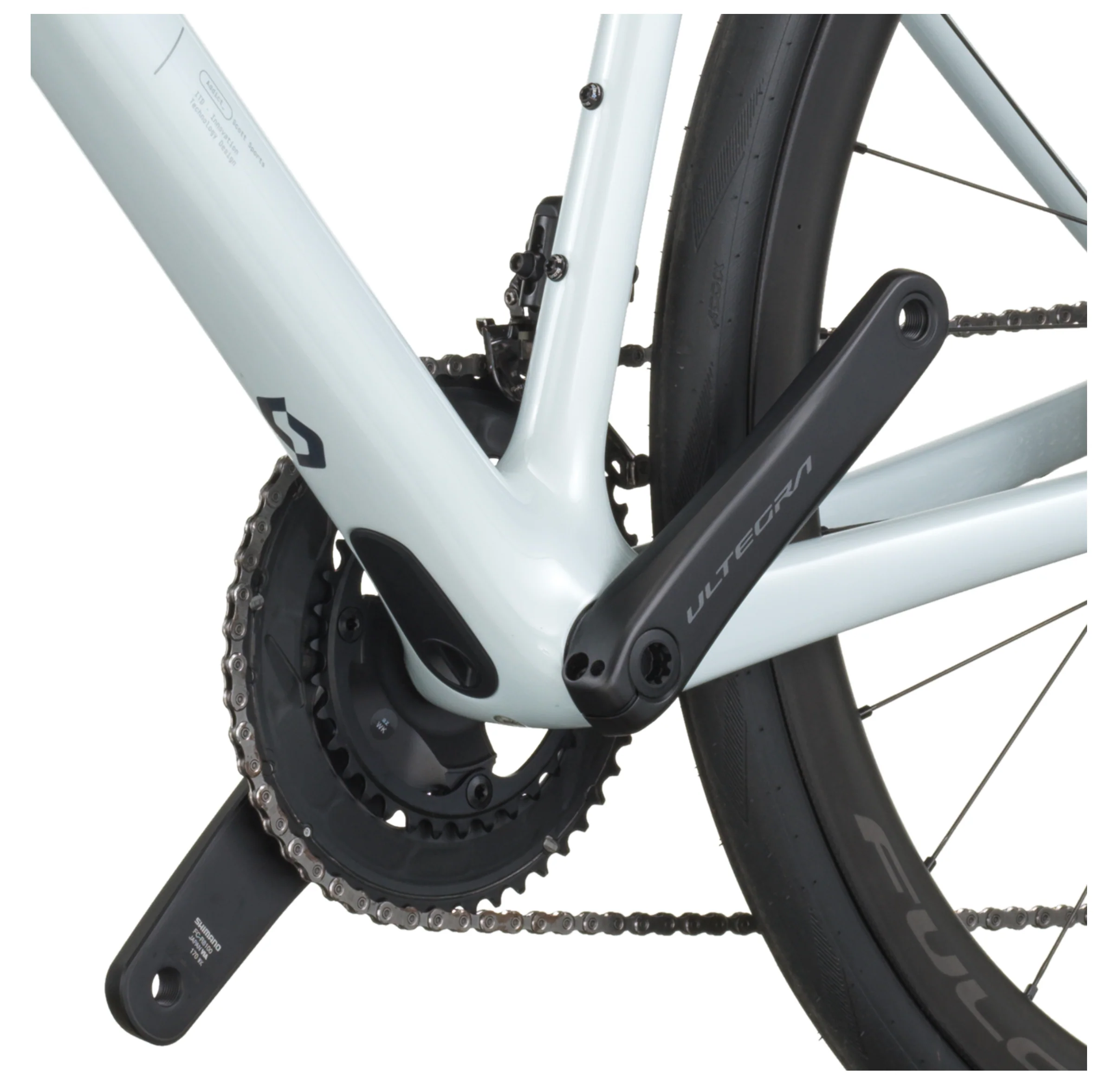 Scott Addict 20 Road Bike - Cumulus White - Image 6