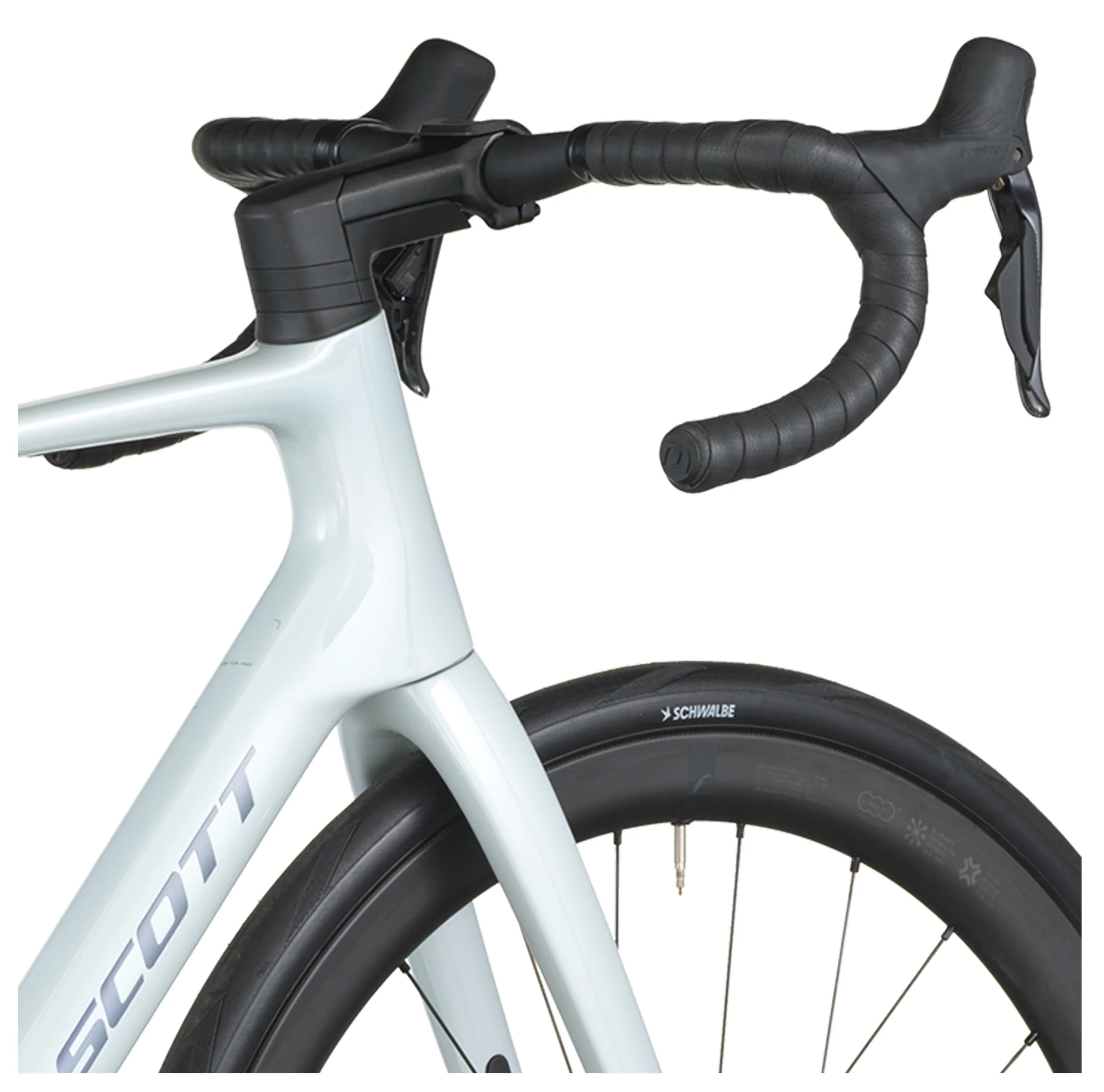 Scott Addict 20 Road Bike - Cumulus White - Image 7