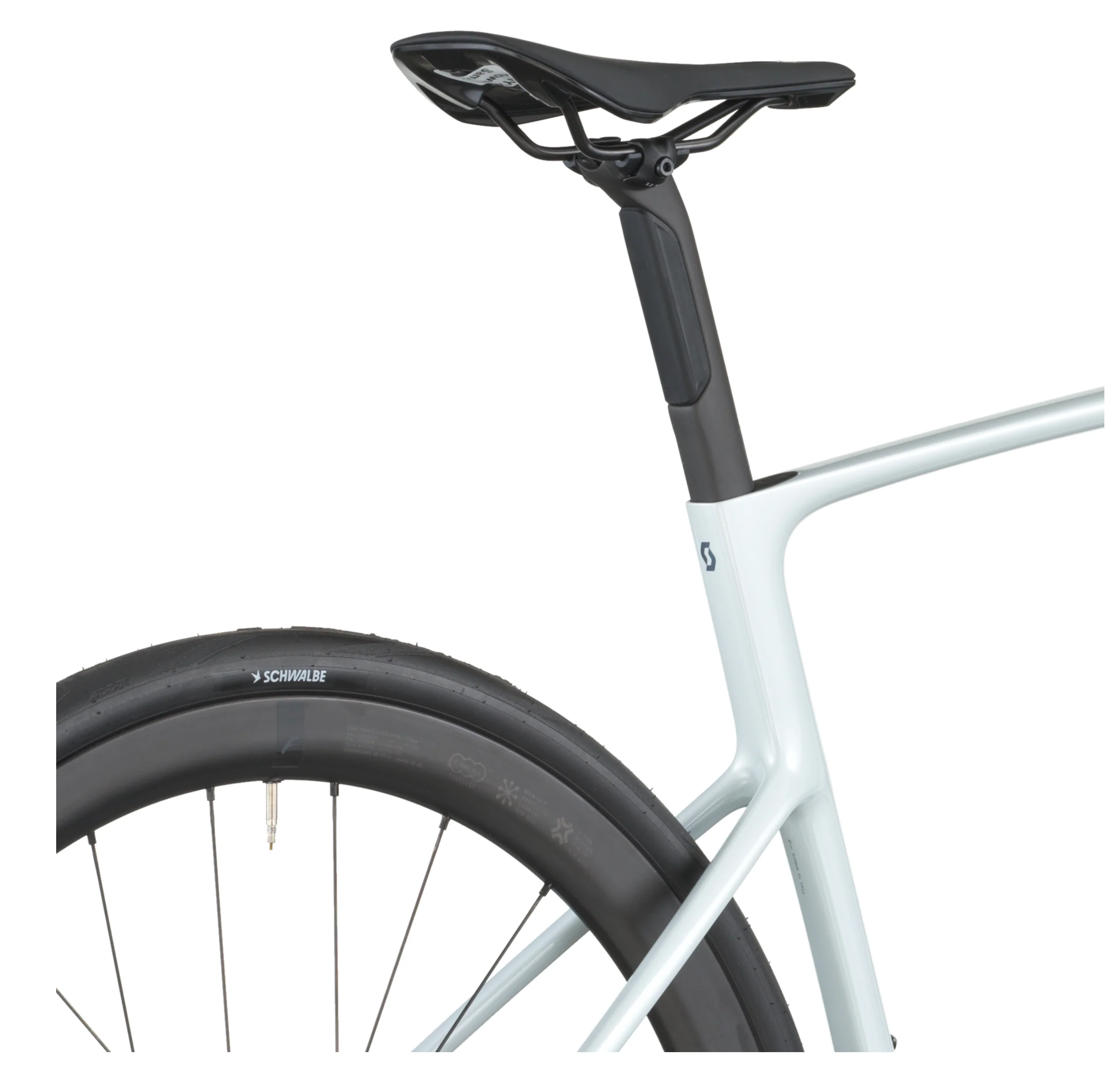 Scott Addict 20 Road Bike - Cumulus White - Image 8
