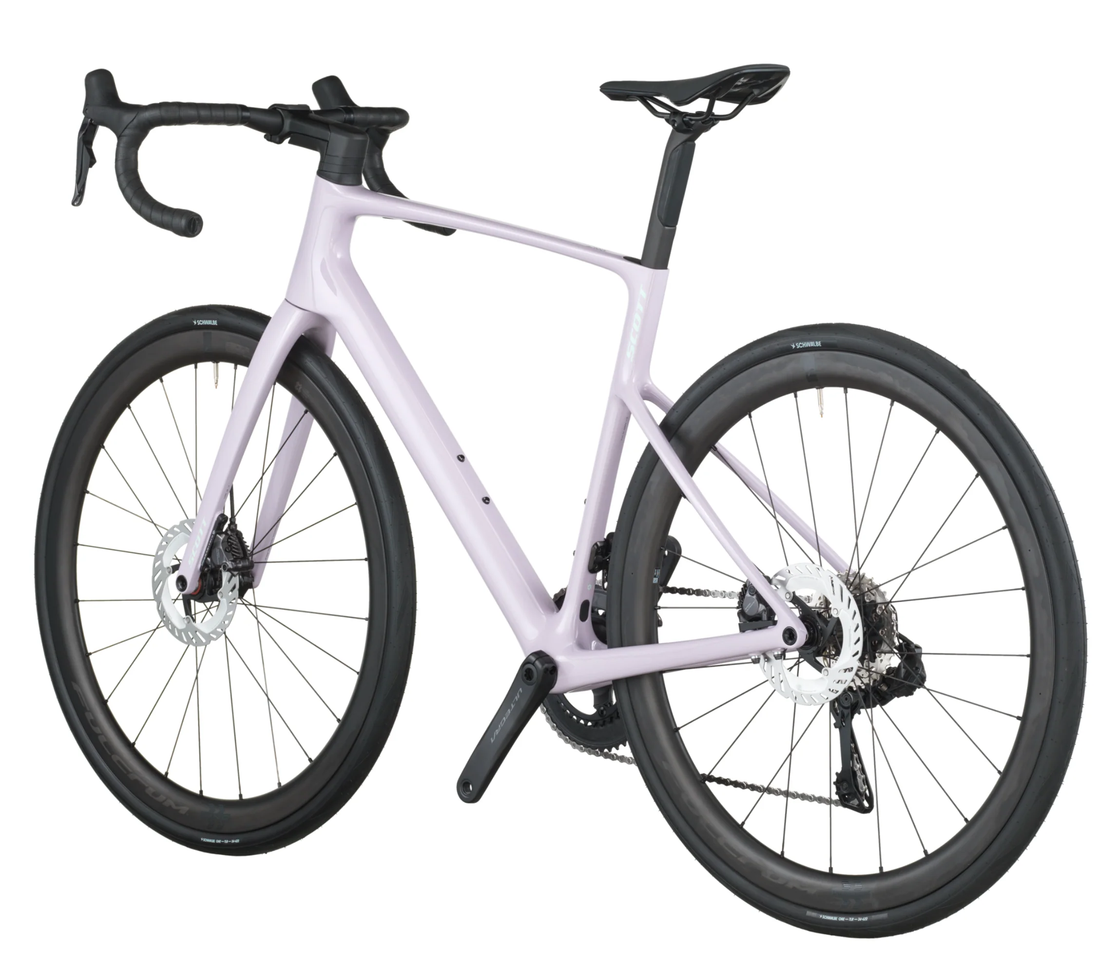 Scott Addict 20 Road Bike In Violet Pink - Image 3