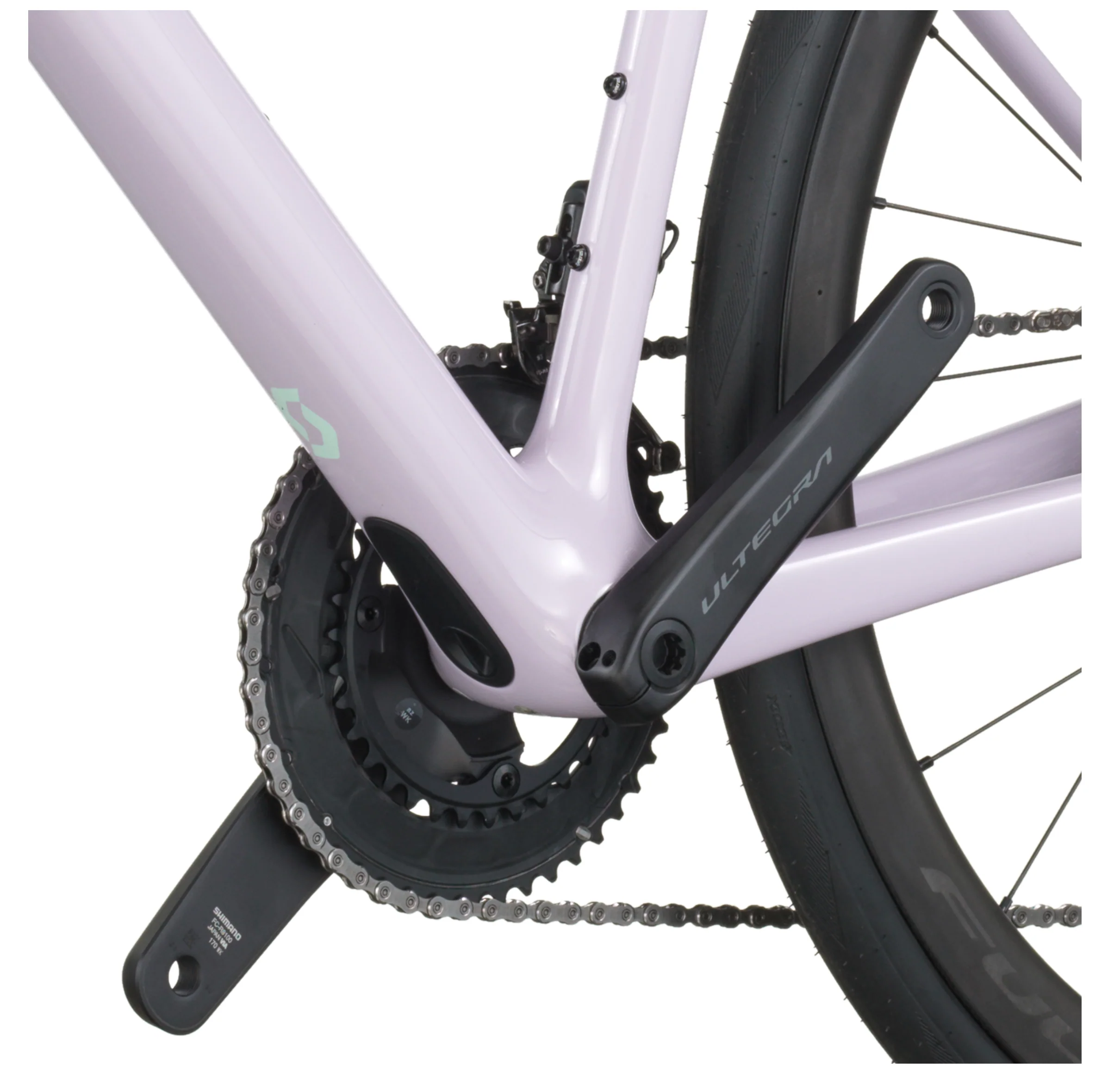 Scott Addict 20 Road Bike In Violet Pink - Image 6