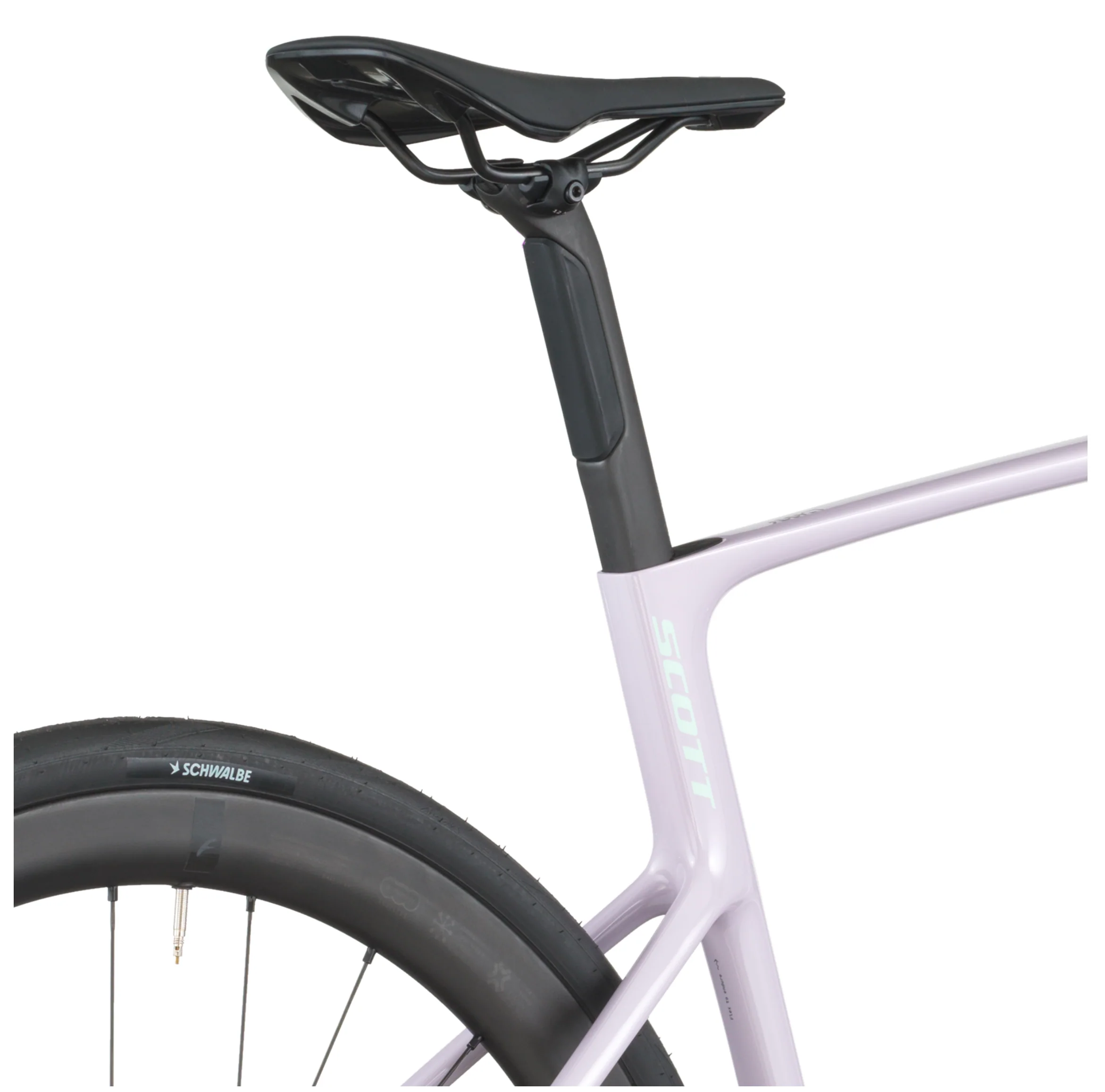Scott Addict 20 Road Bike In Violet Pink - Image 8