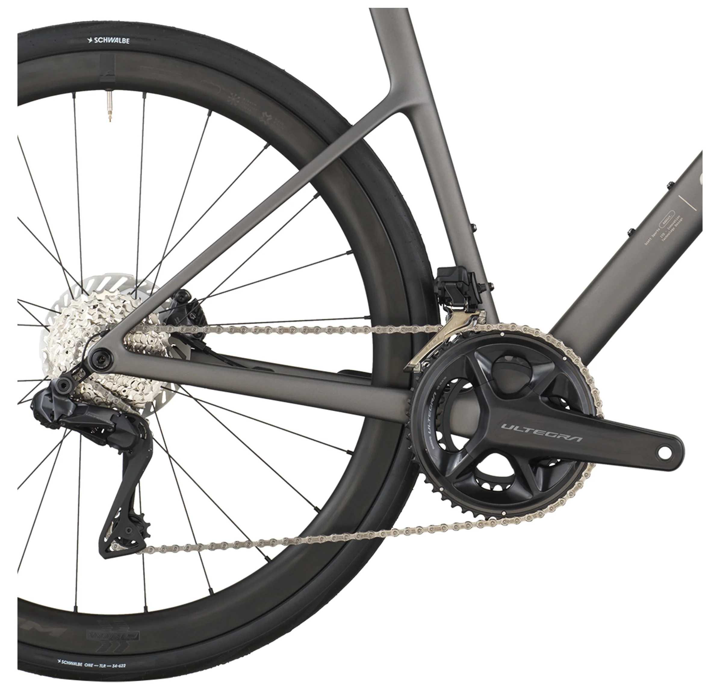 Scott Addict 20 Road Bike - Tungsten Grey - Image 4