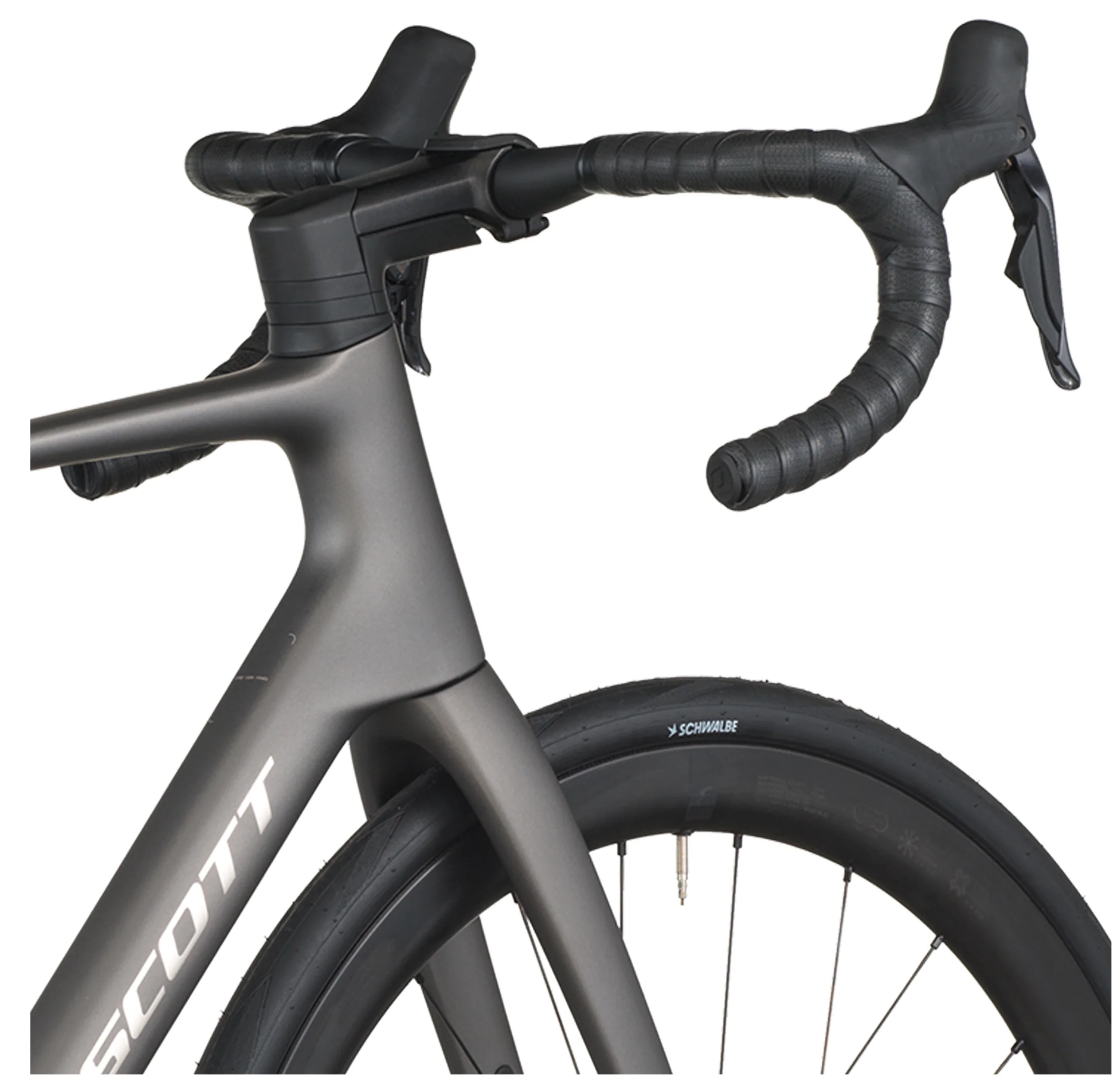 Scott Addict 20 Road Bike - Tungsten Grey - Image 7
