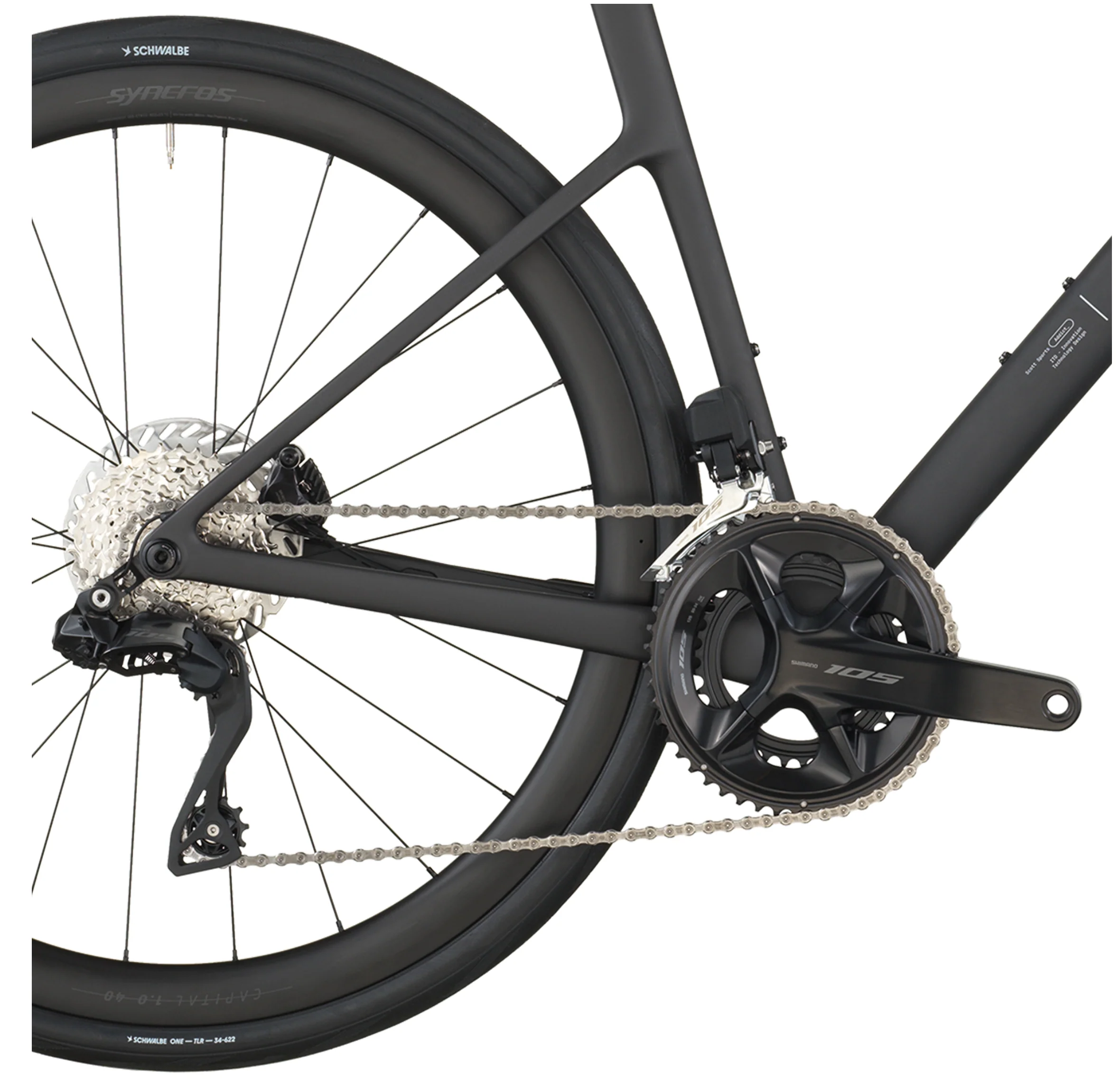 Scott Addict 30 Road Bike - Carbon Black - Image 4