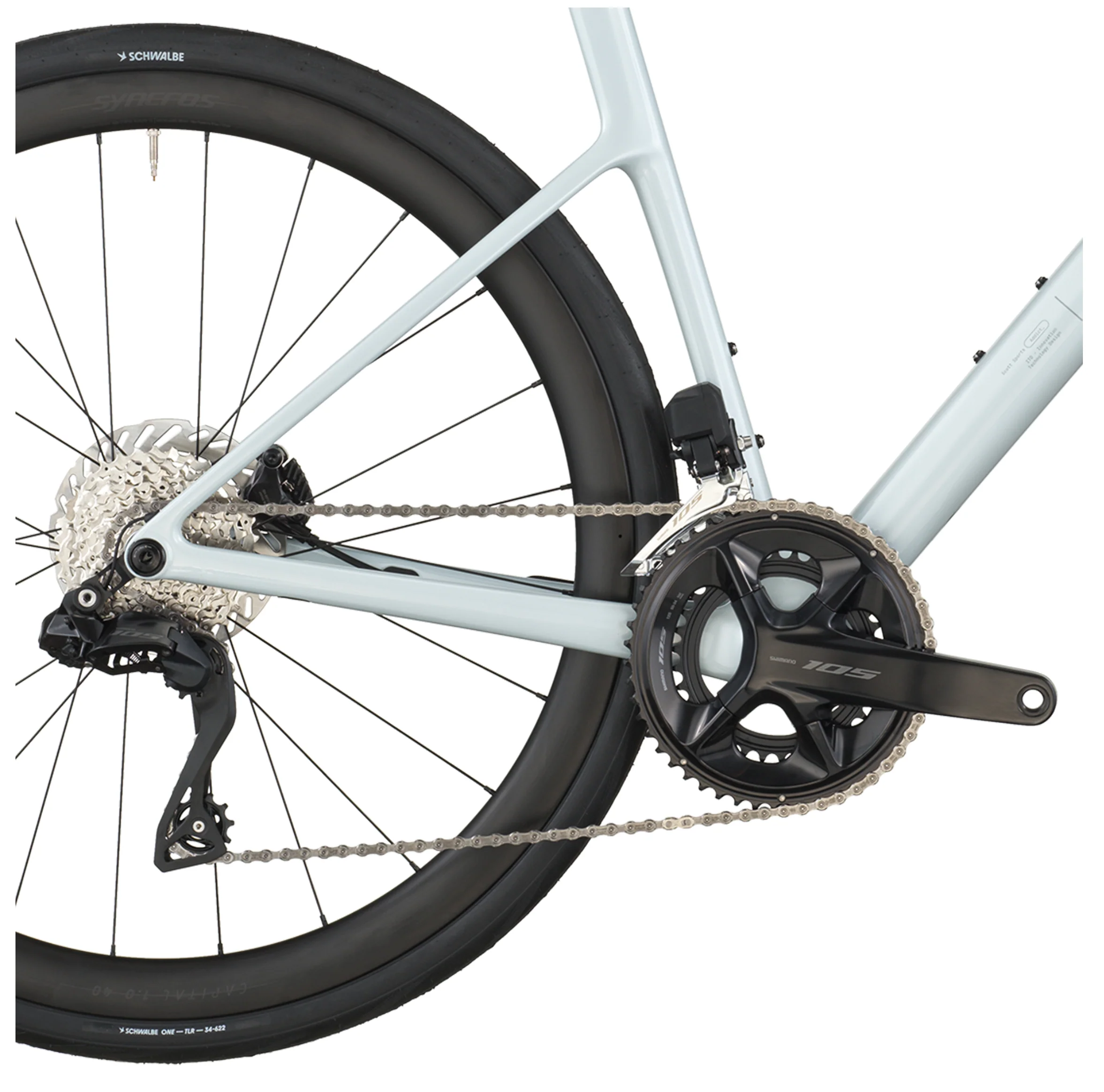 Scott Addict 30 Road Bike - Cumulus White - Image 4
