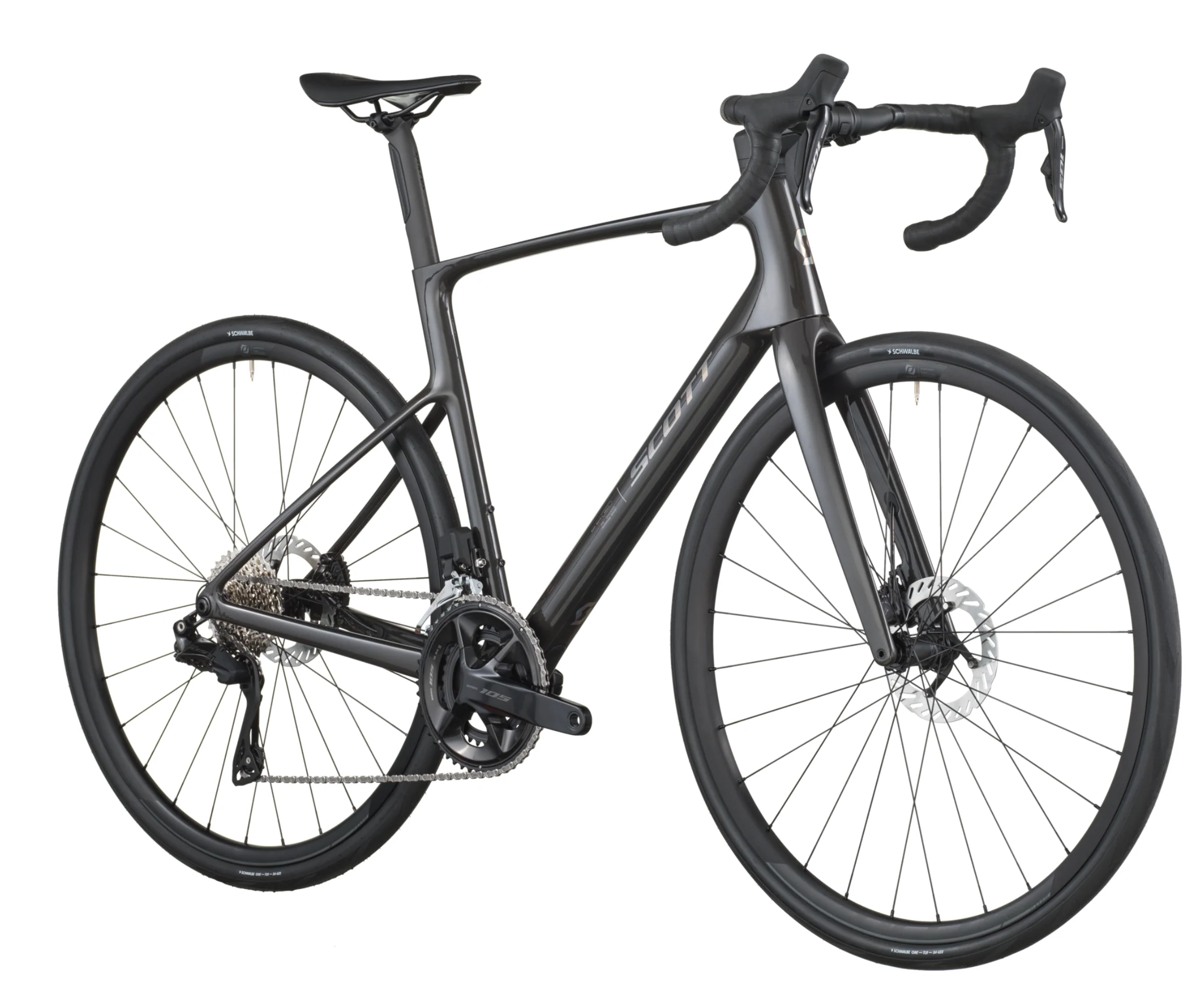 Scott Addict 40 Road Bike - Carbon Black - Image 2