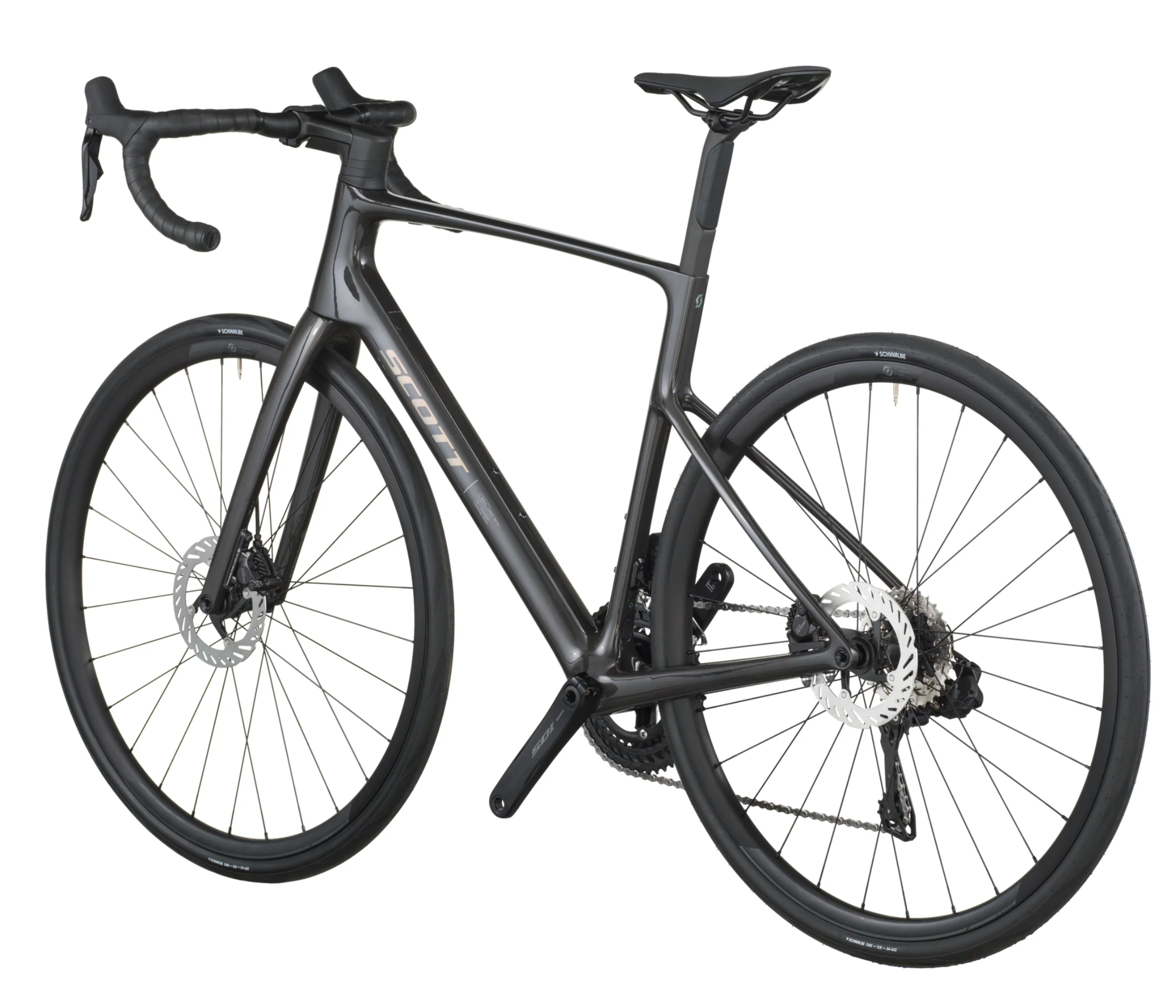 Scott Addict 40 Road Bike - Carbon Black - Image 3