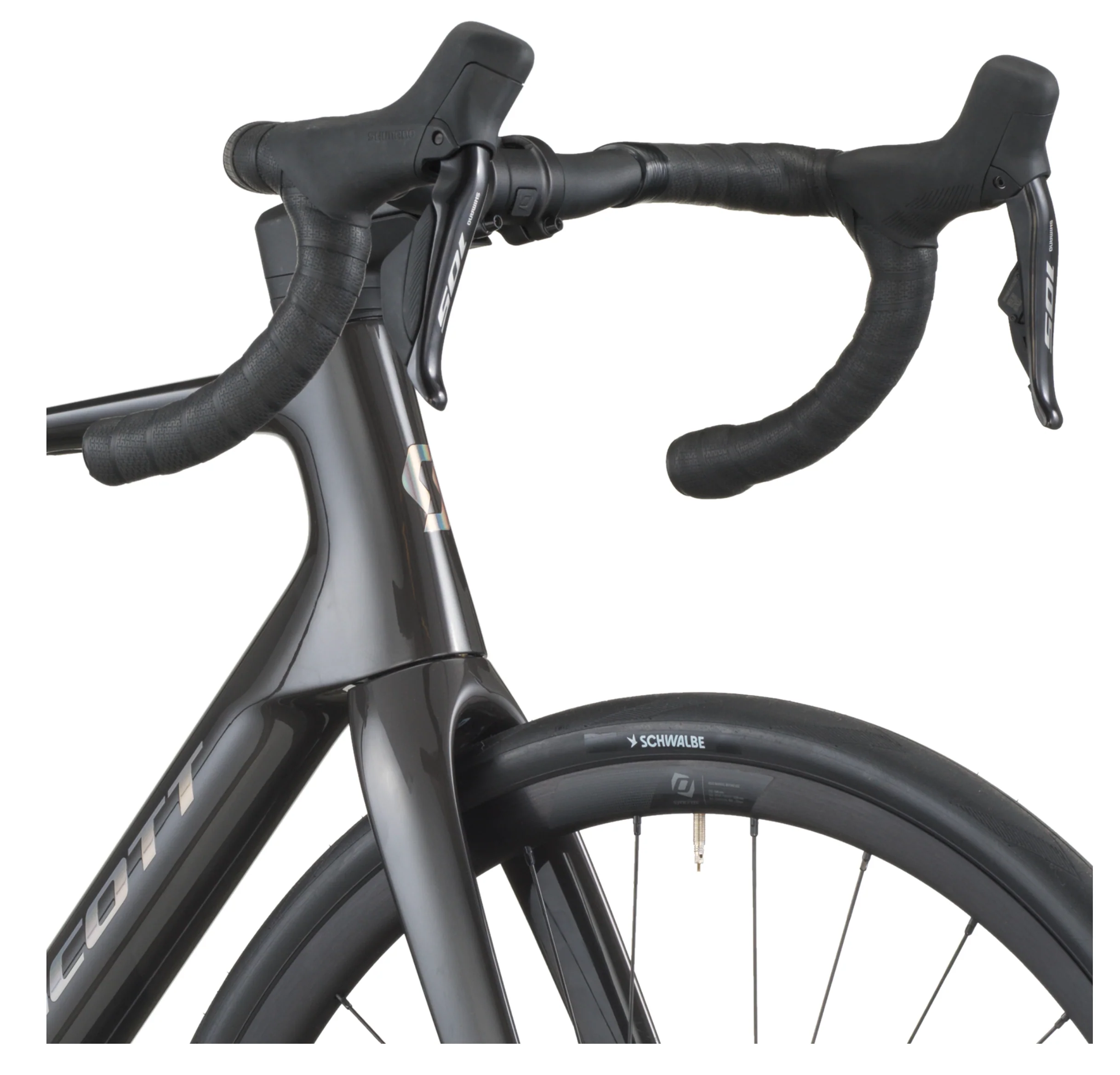 Scott Addict 40 Road Bike - Carbon Black - Image 5