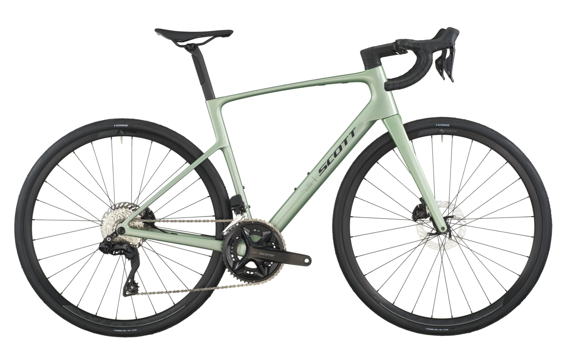 Scott Addict 40 Road Bike - Reseda Green