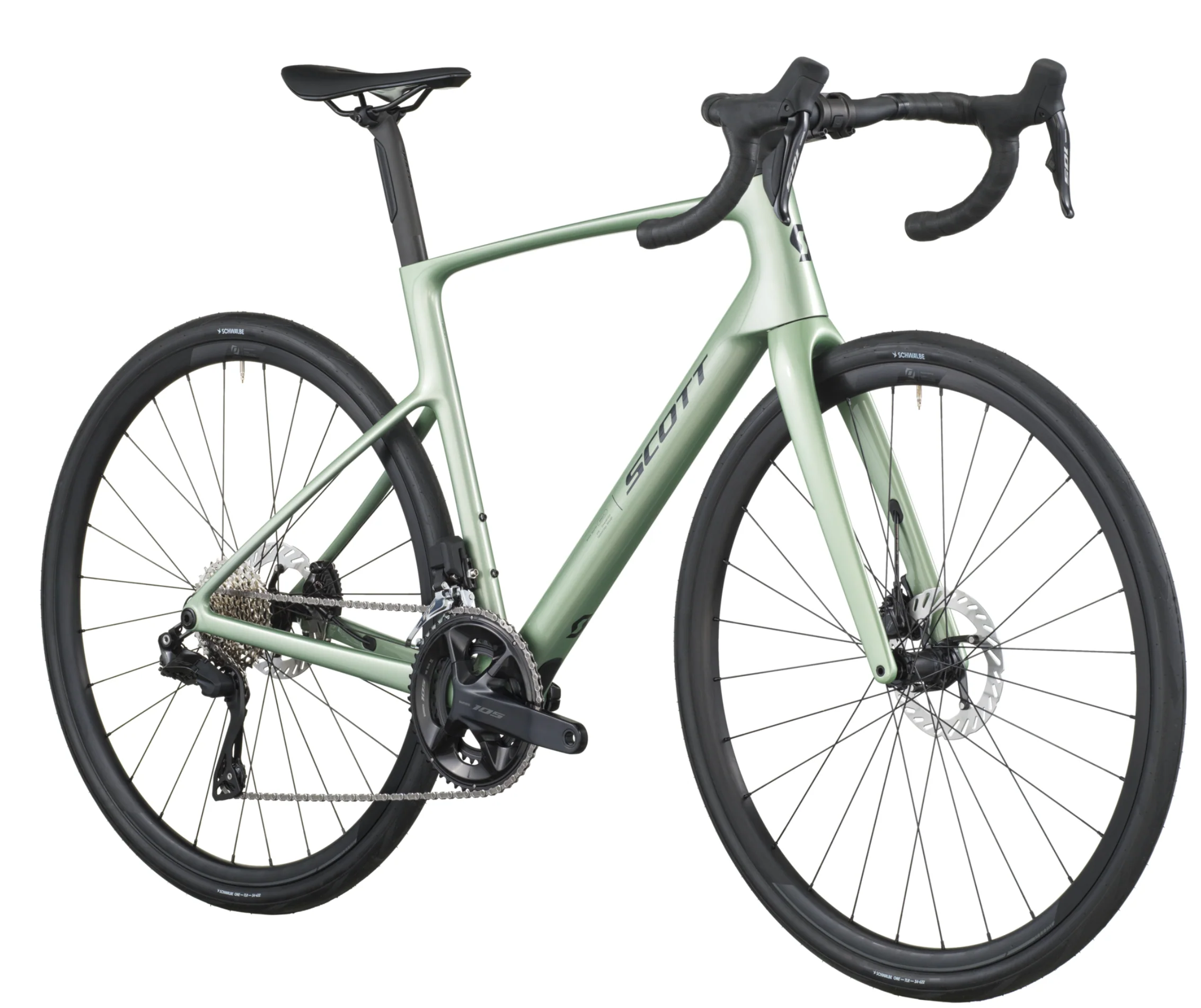 Scott Addict 40 Road Bike - Reseda Green - Image 2