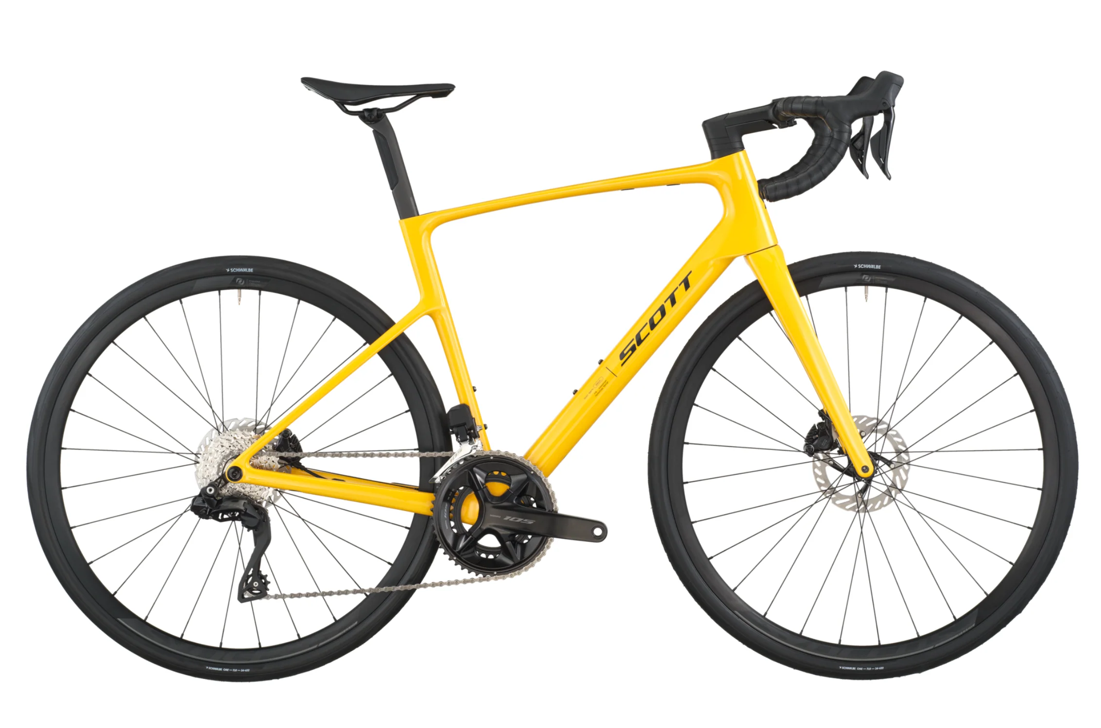 Scott Addict 40 Road Bike - Vivid Yellow