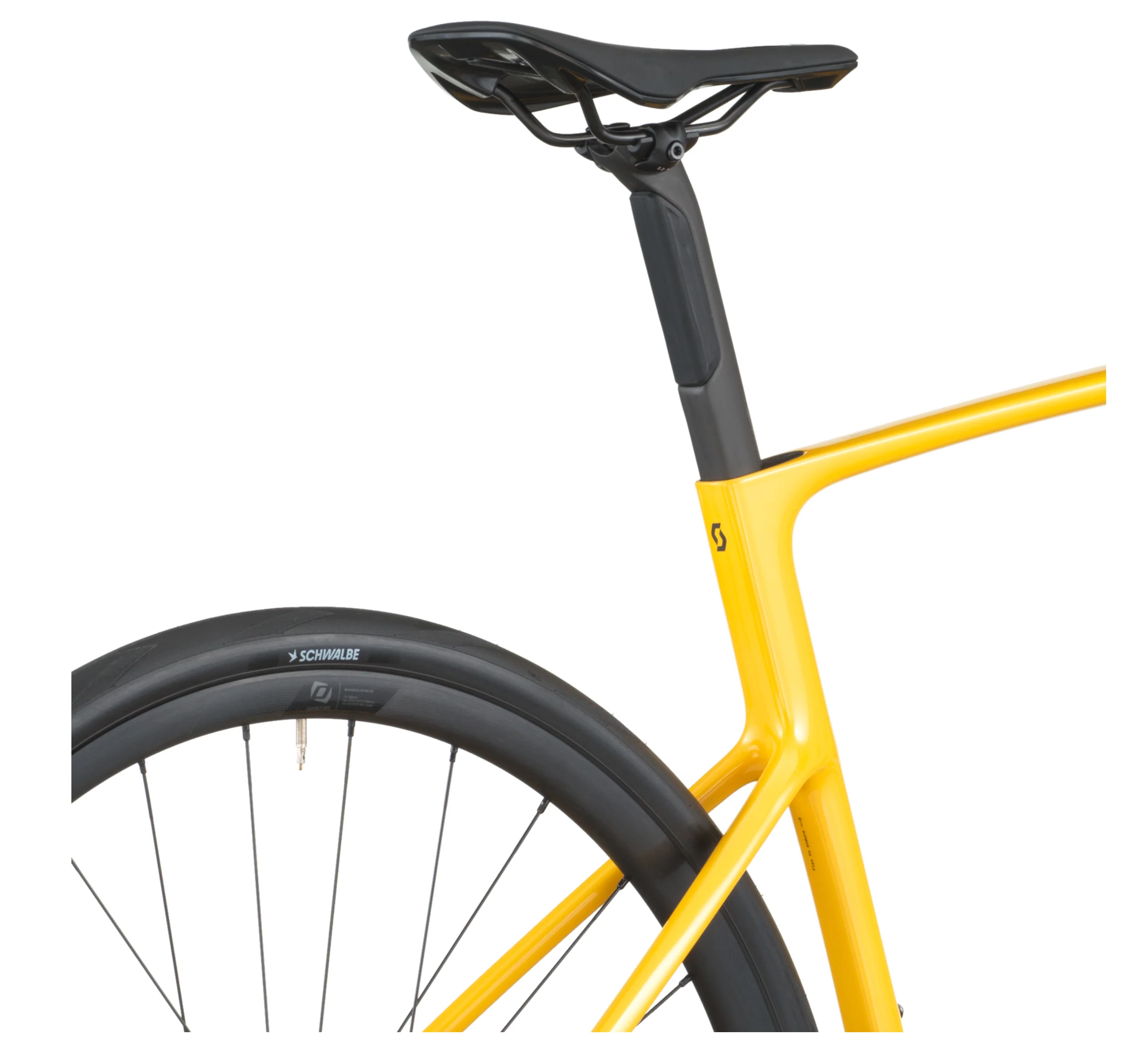 Scott Addict 40 Road Bike - Vivid Yellow - Image 8