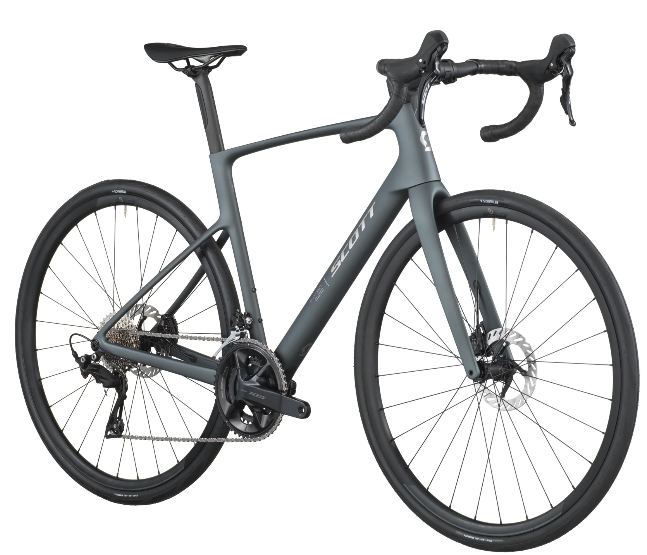 Scott Addict 50 Road Bike - Carbon Grey - Image 2