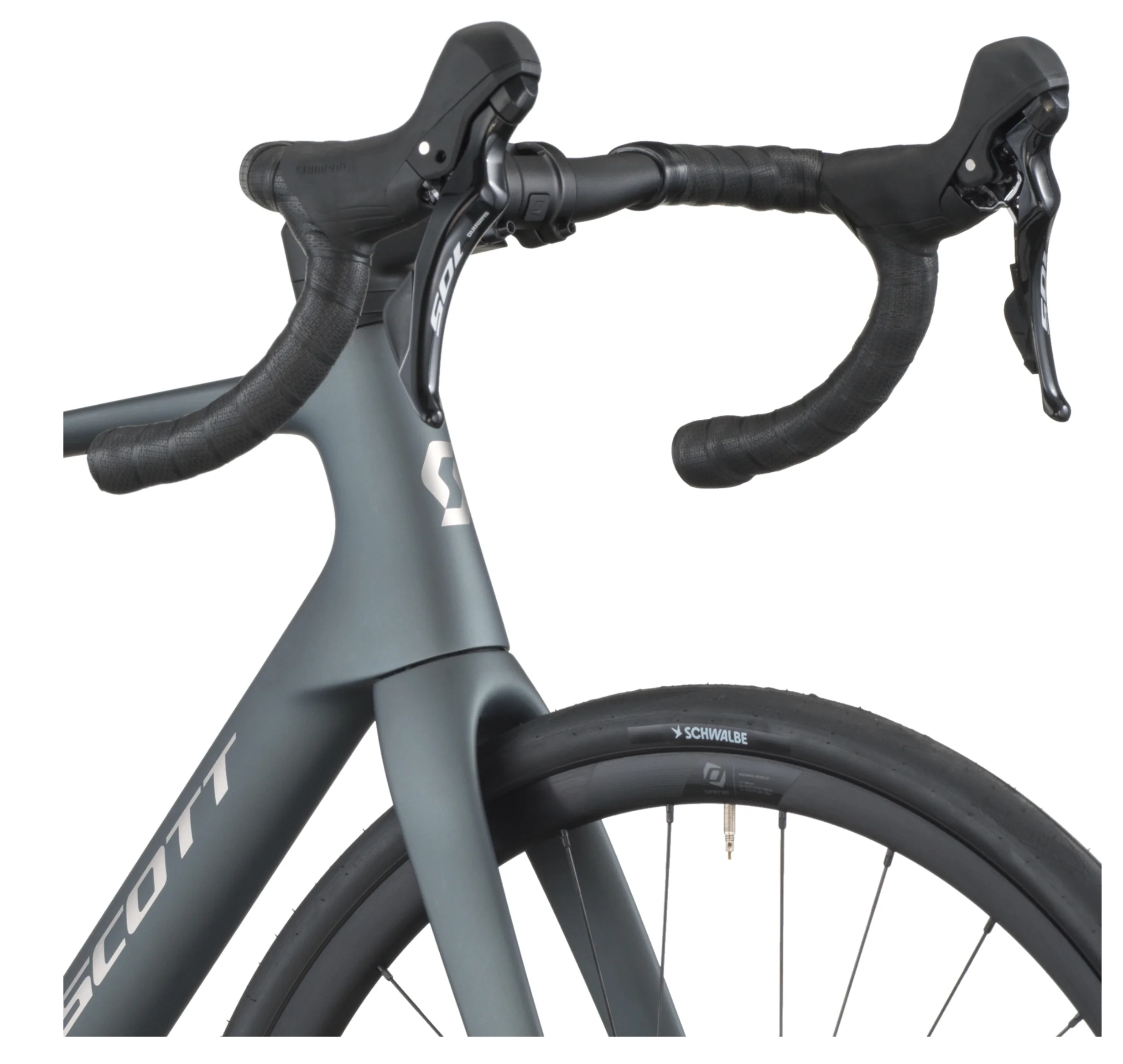Scott Addict 50 Road Bike - Carbon Grey - Image 5