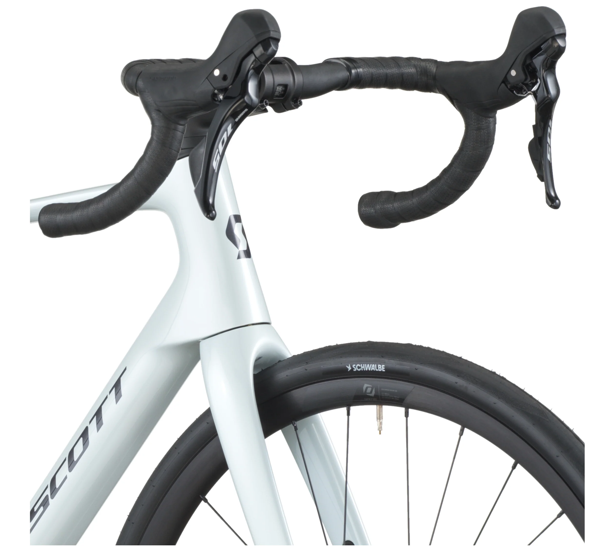 Scott Addict 50 Road Bike - Cumulus White - Image 5