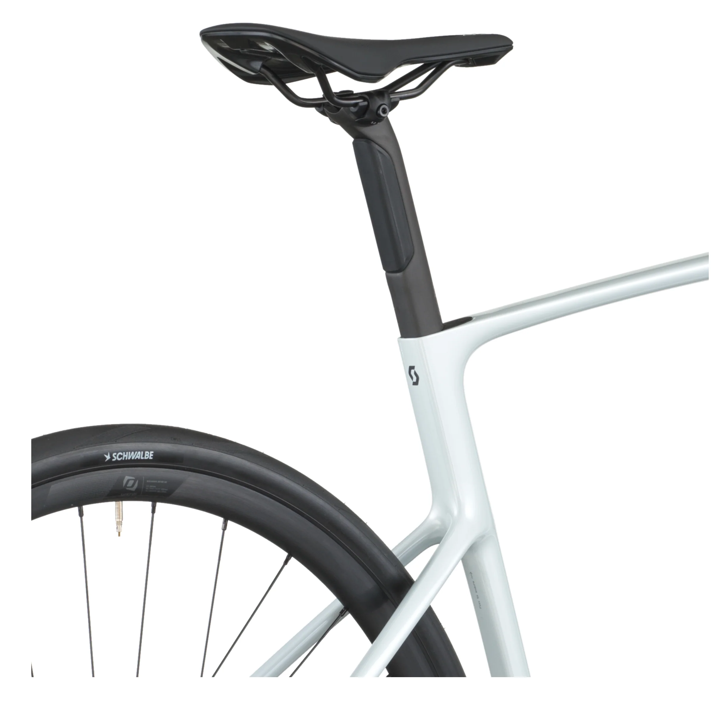Scott Addict 50 Road Bike - Cumulus White - Image 8