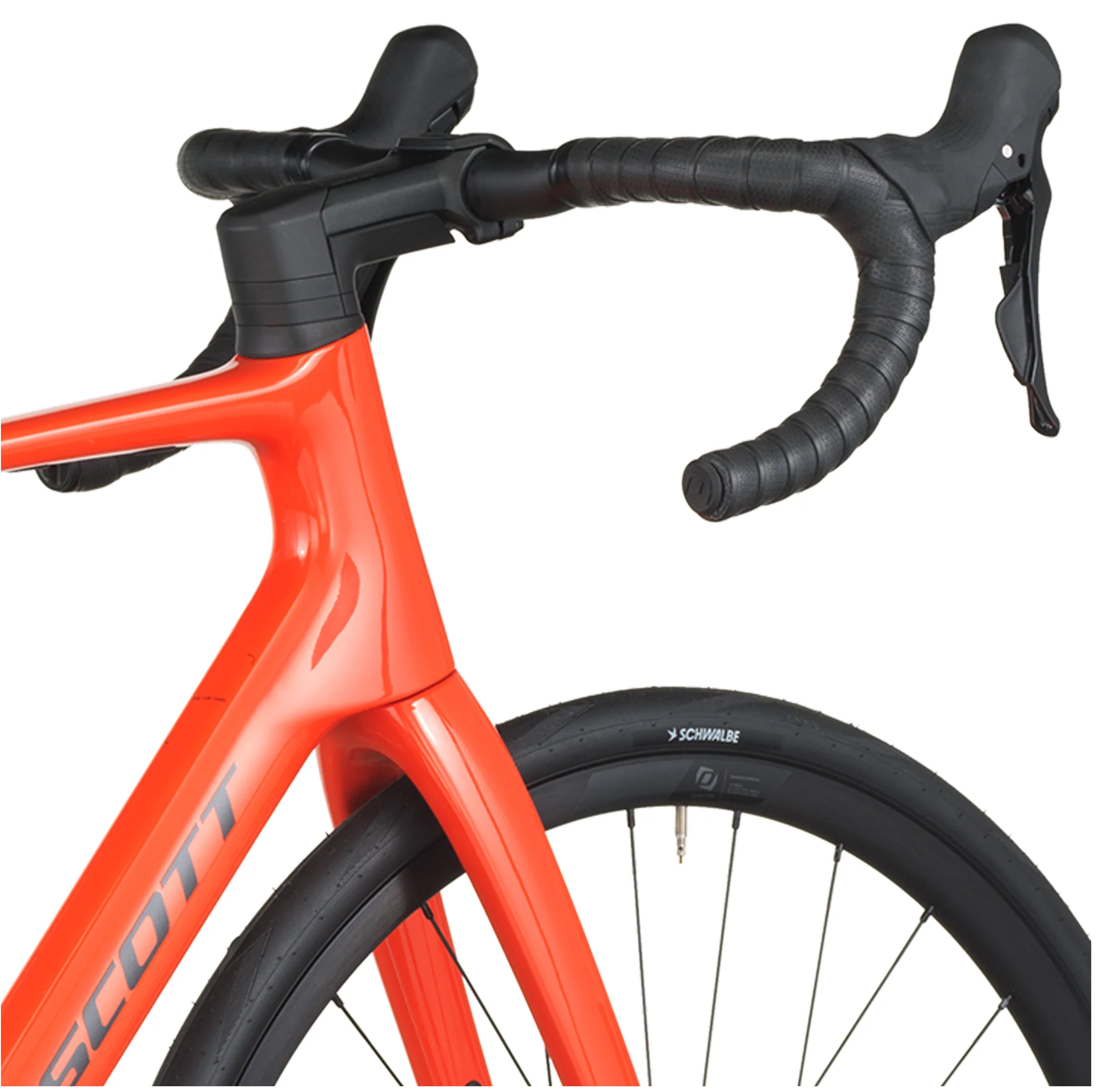 Scott Addict 50 Road Bike - Flame Orange - Image 7