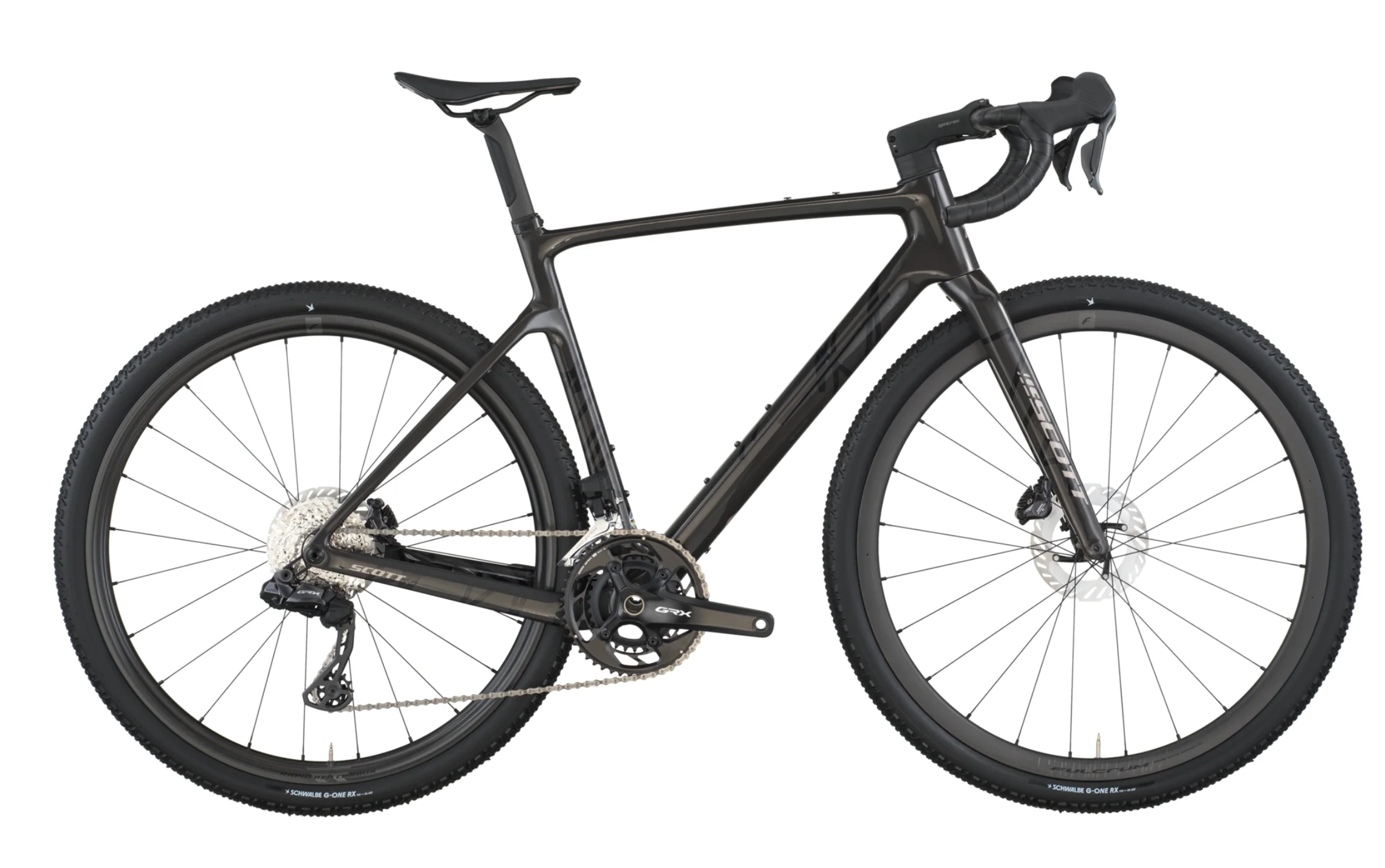 Scott Addict Gravel 15 Gravel Bike In Carbon Black