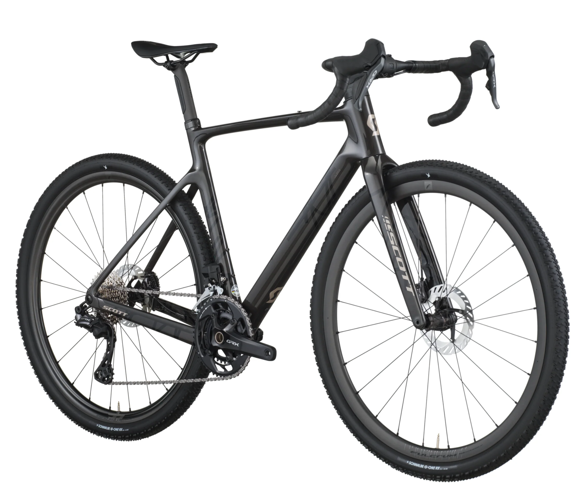 Scott Addict Gravel 15 Gravel Bike In Carbon Black - Image 2