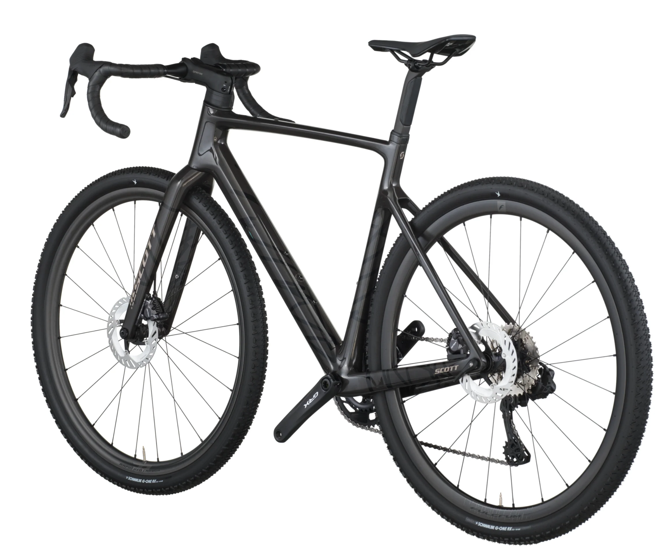 Scott Addict Gravel 15 Gravel Bike In Carbon Black - Image 3