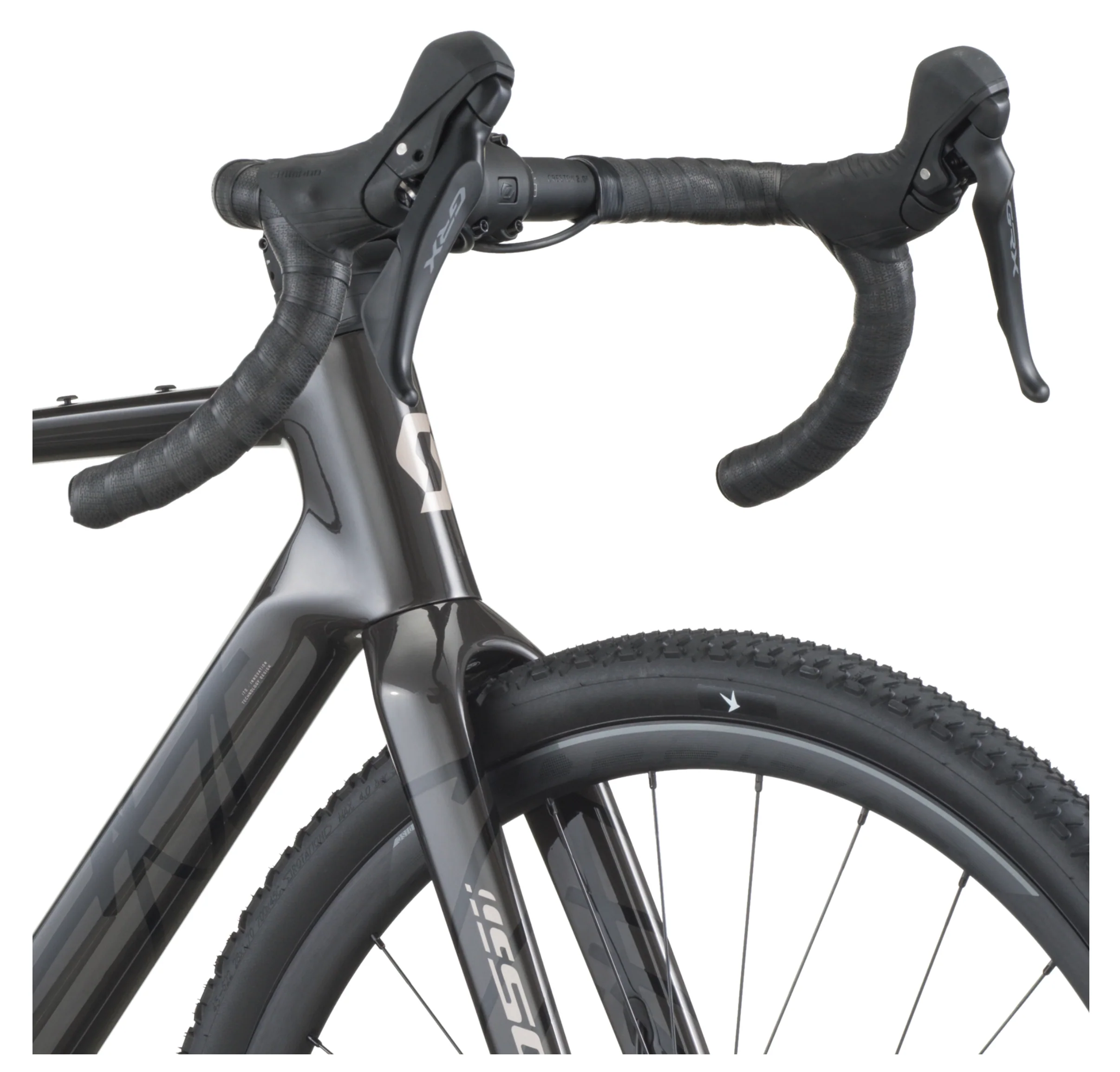 Scott Addict Gravel 30 Gravel Bike In Carbon Black - Image 5