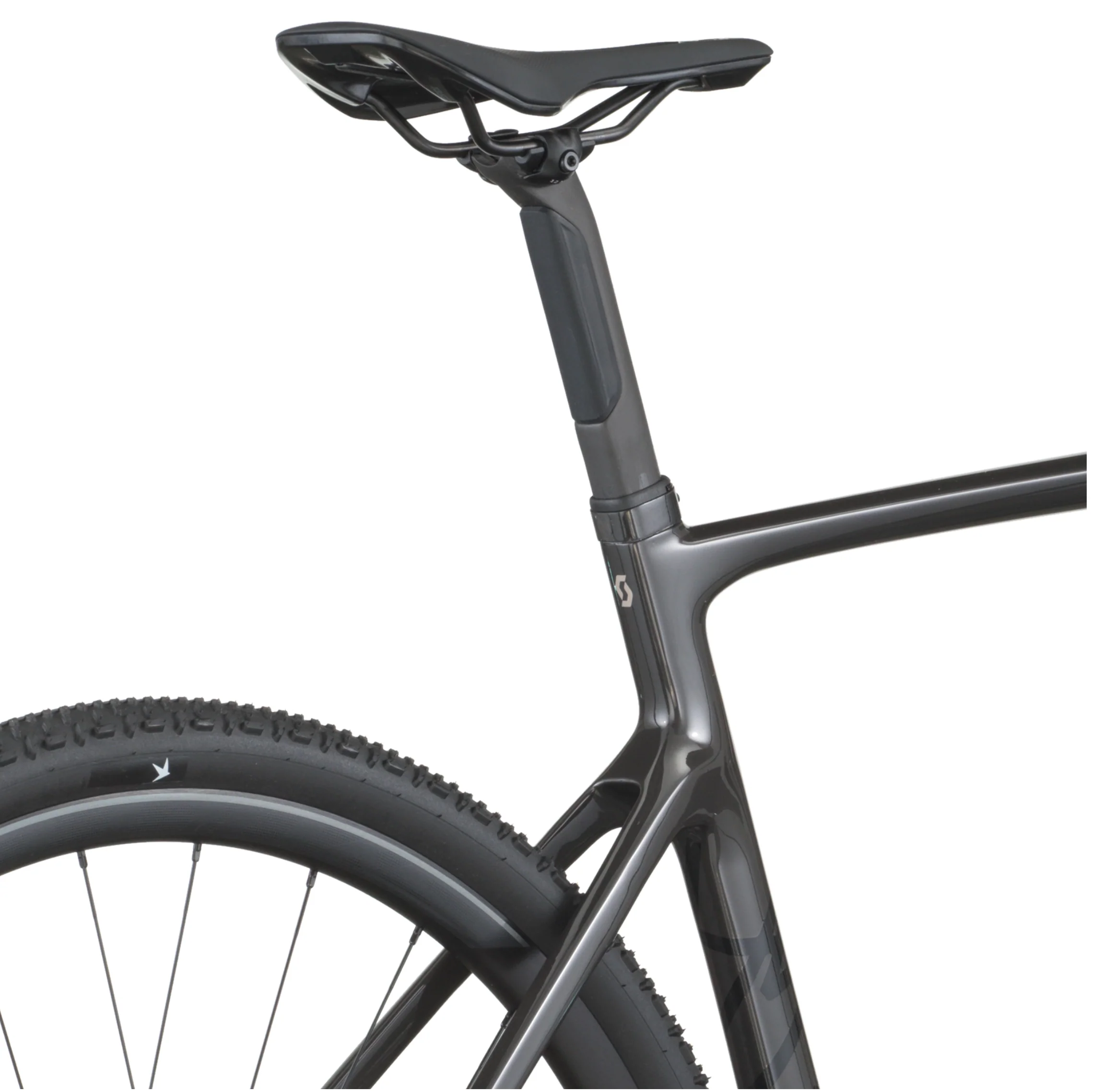 Scott Addict Gravel 30 Gravel Bike In Carbon Black - Image 8