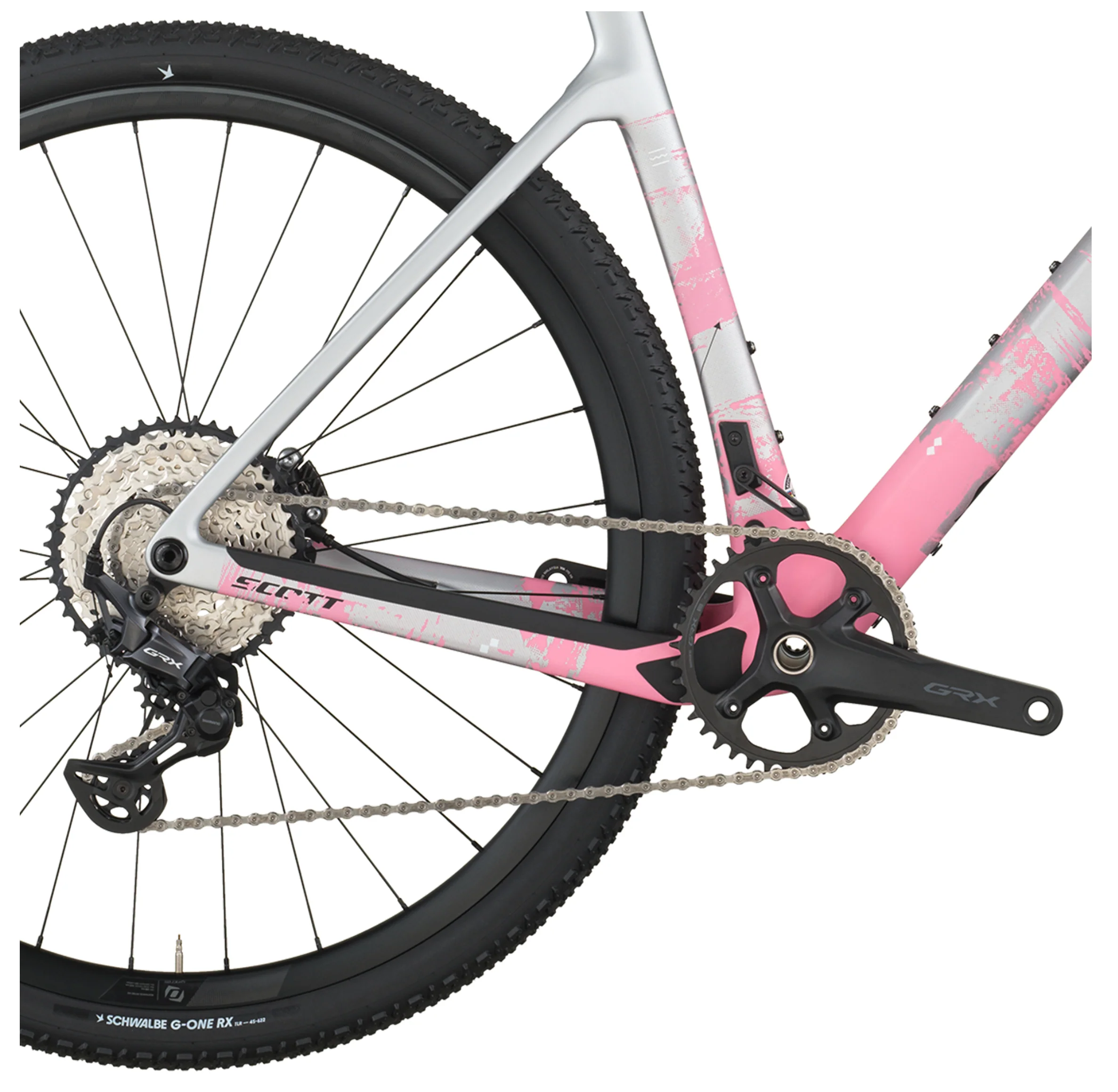 Scott Addict Gravel 30 Gravel Bike In Carbon Grey - Image 4